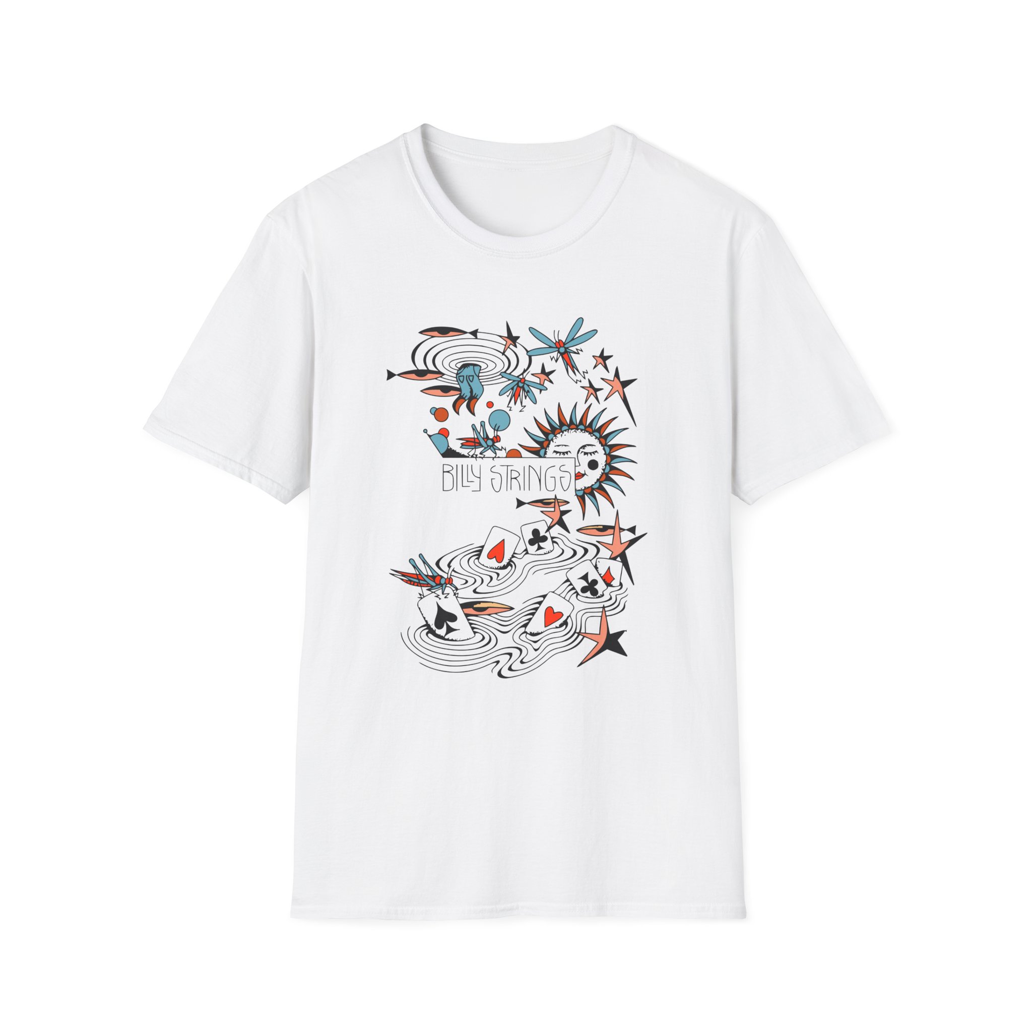 Billy Strings River of Cards Unisex Softstyle T-Shirt