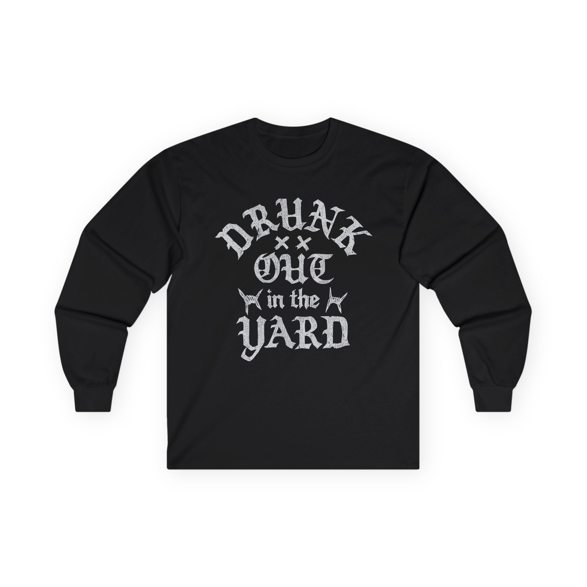 Hardy Drunk Out in the Yard Unisex Ultra Cotton Long Sleeve Tee
