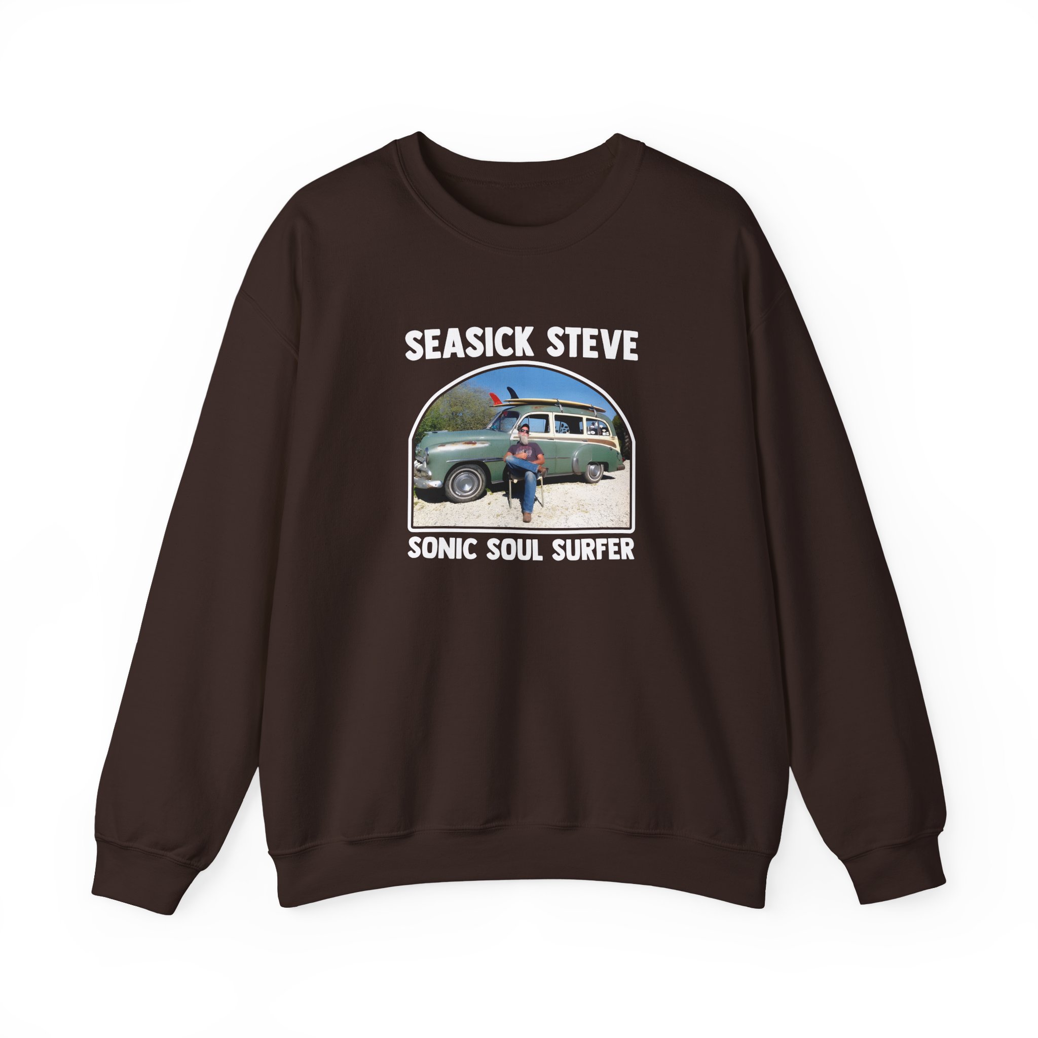 Seasick Steve Sonic Soul Surfer Unisex Heavy Blendâ„¢ Crewneck Sweatshirt