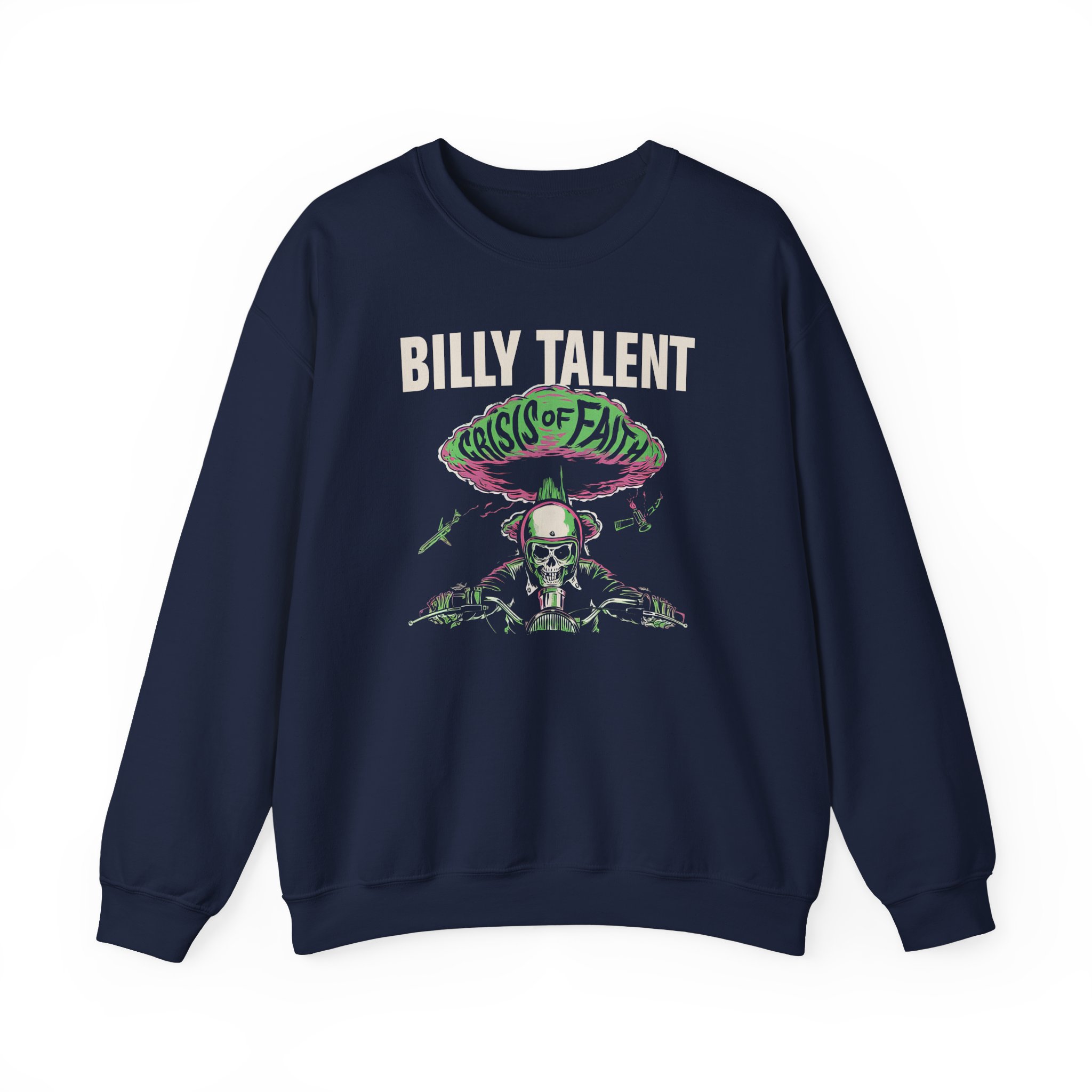 Billy Talent Cof Rider Unisex Heavy Blendâ„¢ Crewneck Sweatshirt