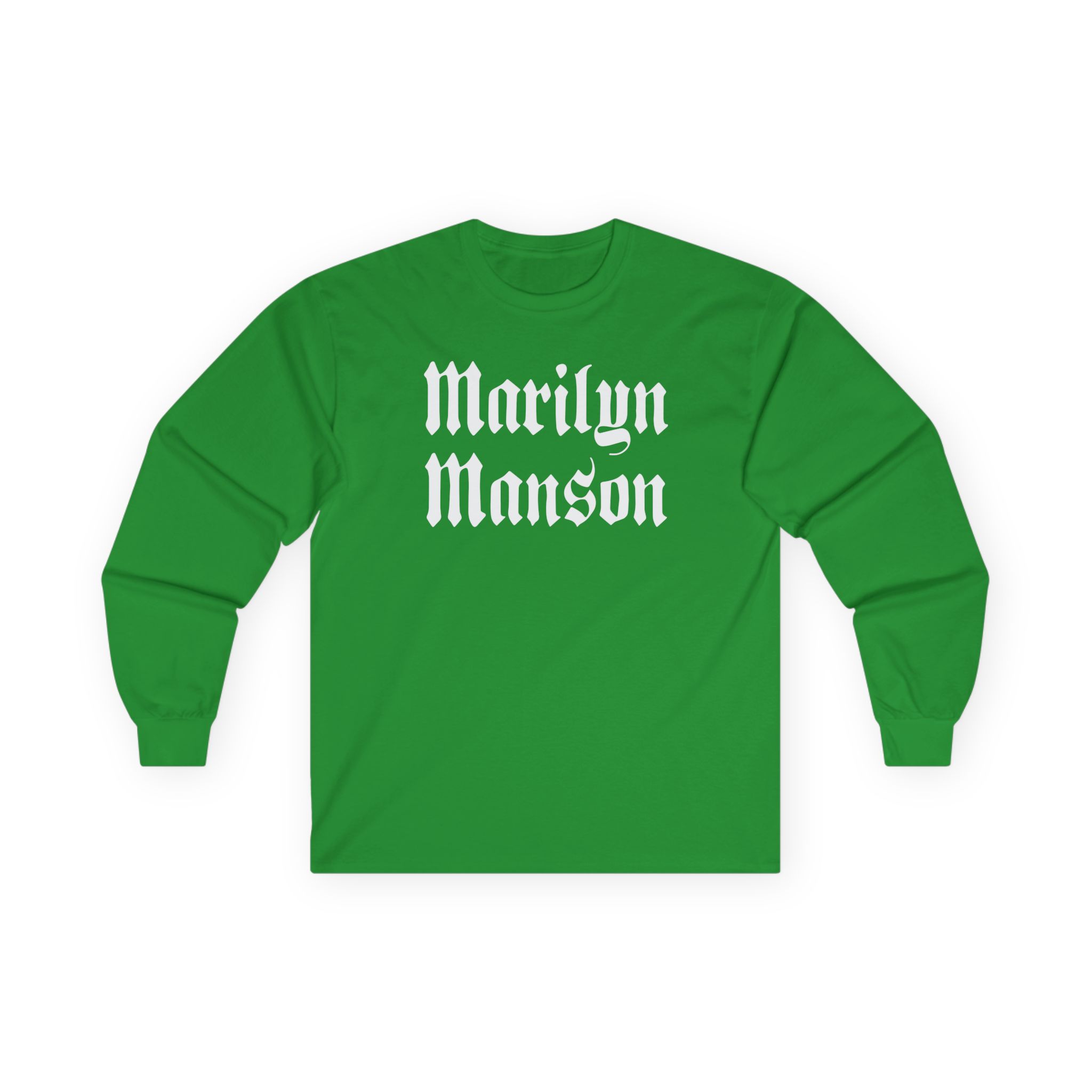 Marilyn Manson Goth Logo Unisex Ultra Cotton Long Sleeve Tee