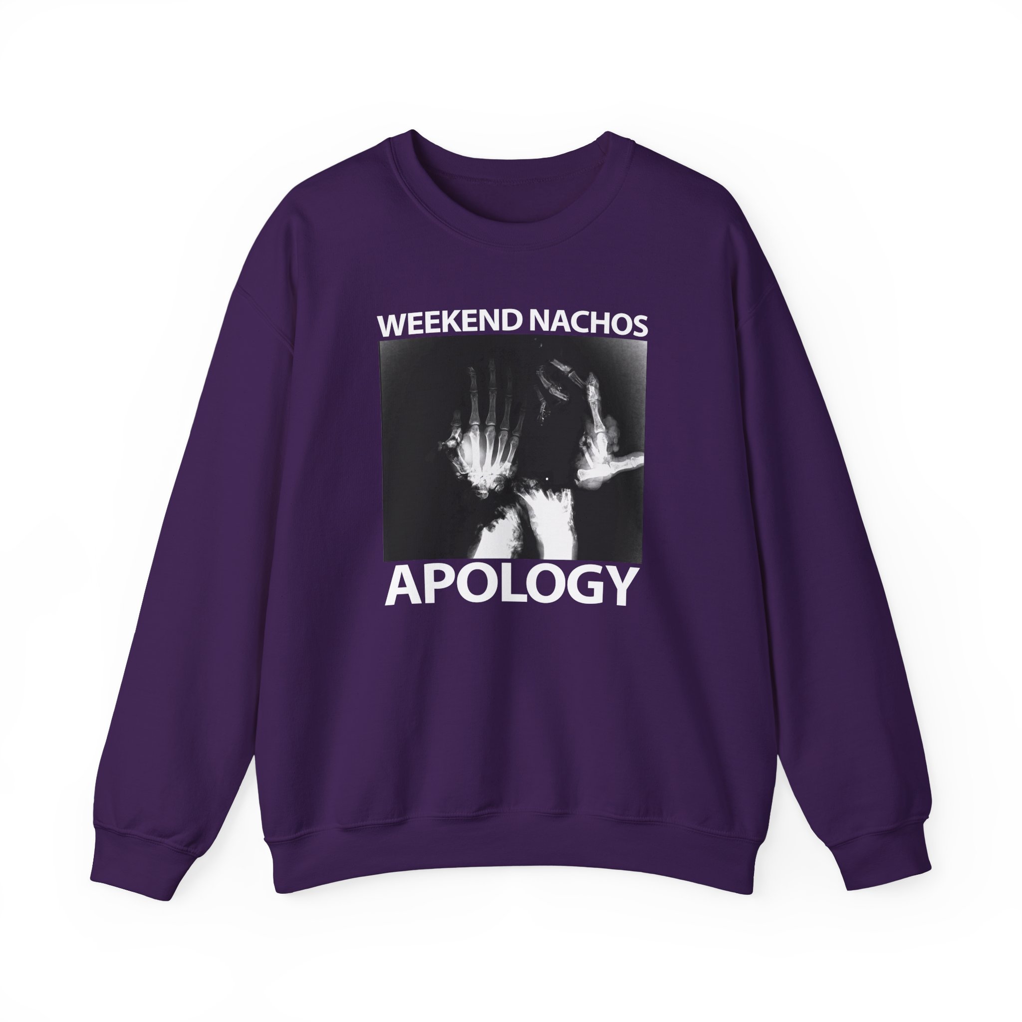 Weekend Nachos Apology Unisex Heavy Blendâ„¢ Crewneck Sweatshirt