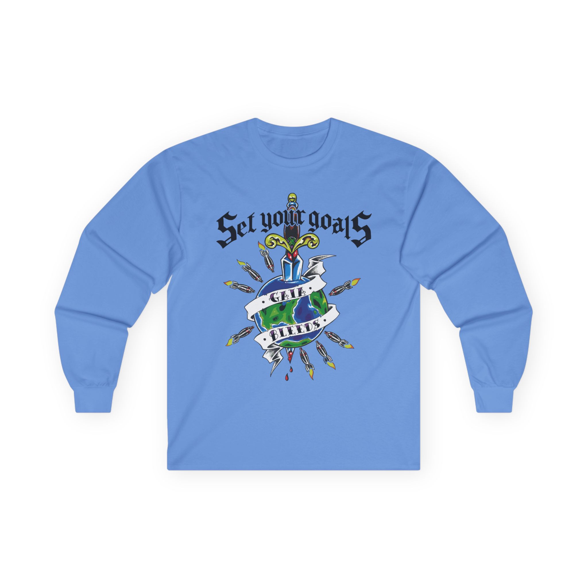 Set Your Goals Gaia Bleeds Unisex Ultra Cotton Long Sleeve Tee