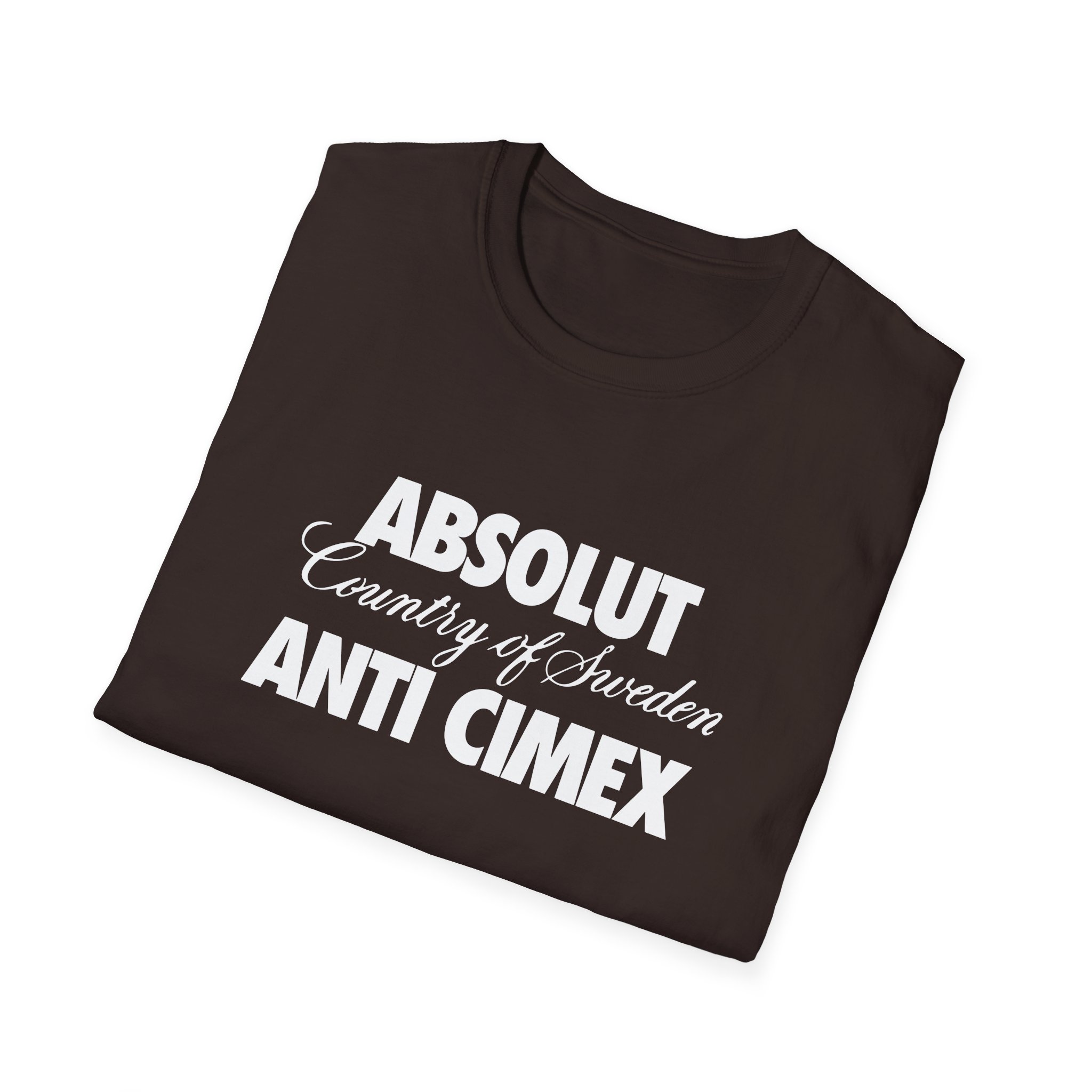 Anti Cimex Absolut Country of Sweden Unisex Softstyle T-shirt