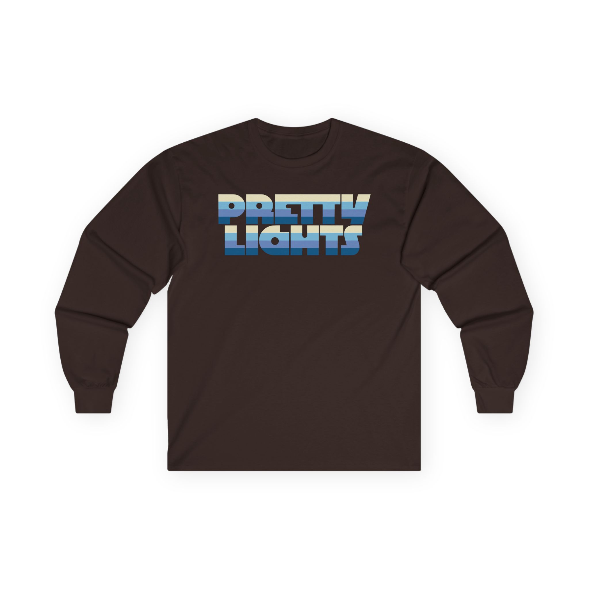 Pretty Lights Striped Logo Unisex Ultra Cotton Long Sleeve Tee