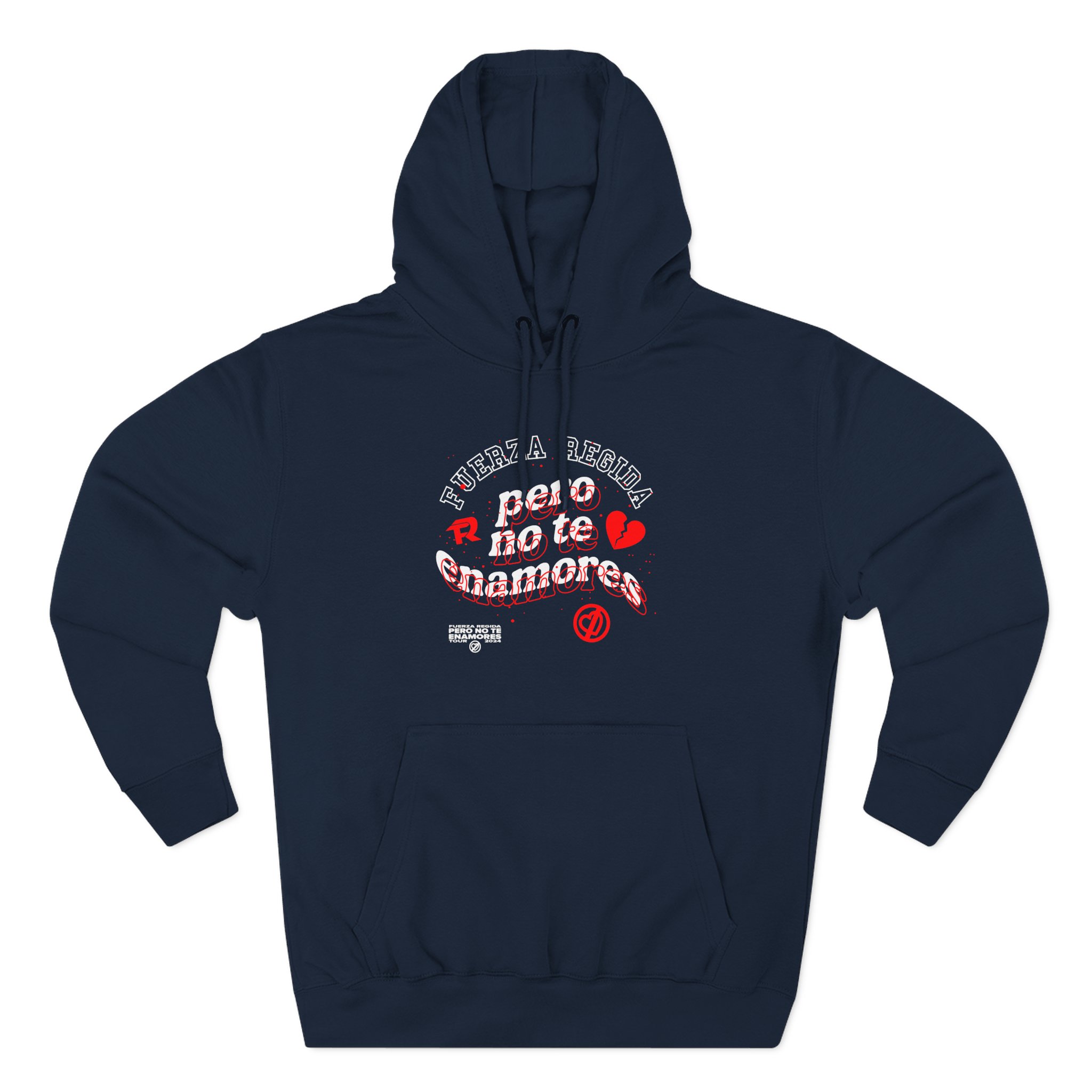 Fuerza Regida Broken Heart Three-Panel Fleece Hoodie