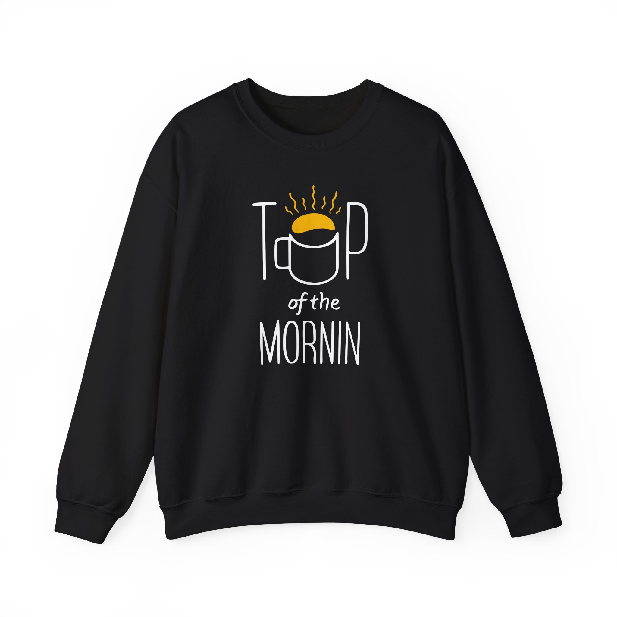 Top of the Morning Coffee Unisex Heavy Blendâ„¢ Crewneck Sweatshirt