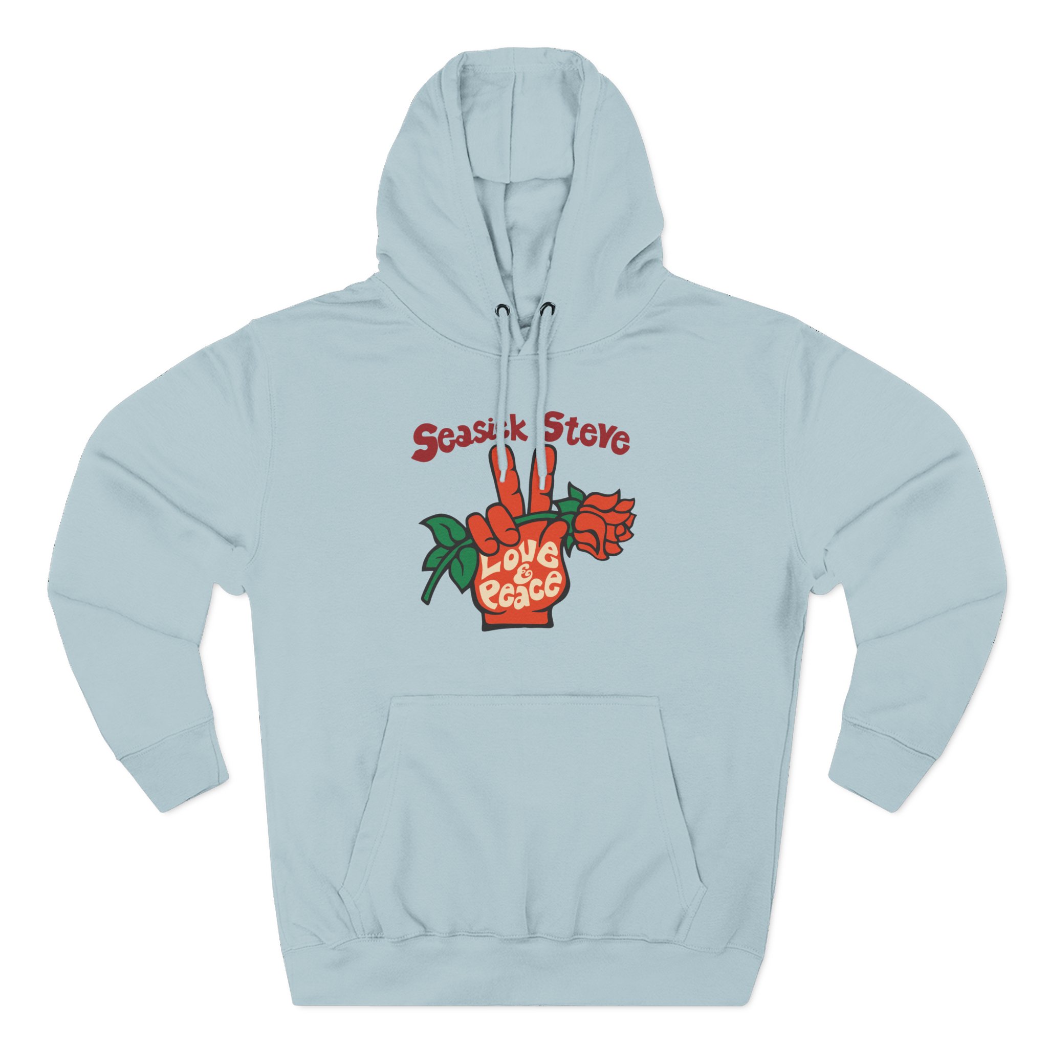 Seasick Steve Love & Peace Three-Panel Fleece Hoodie