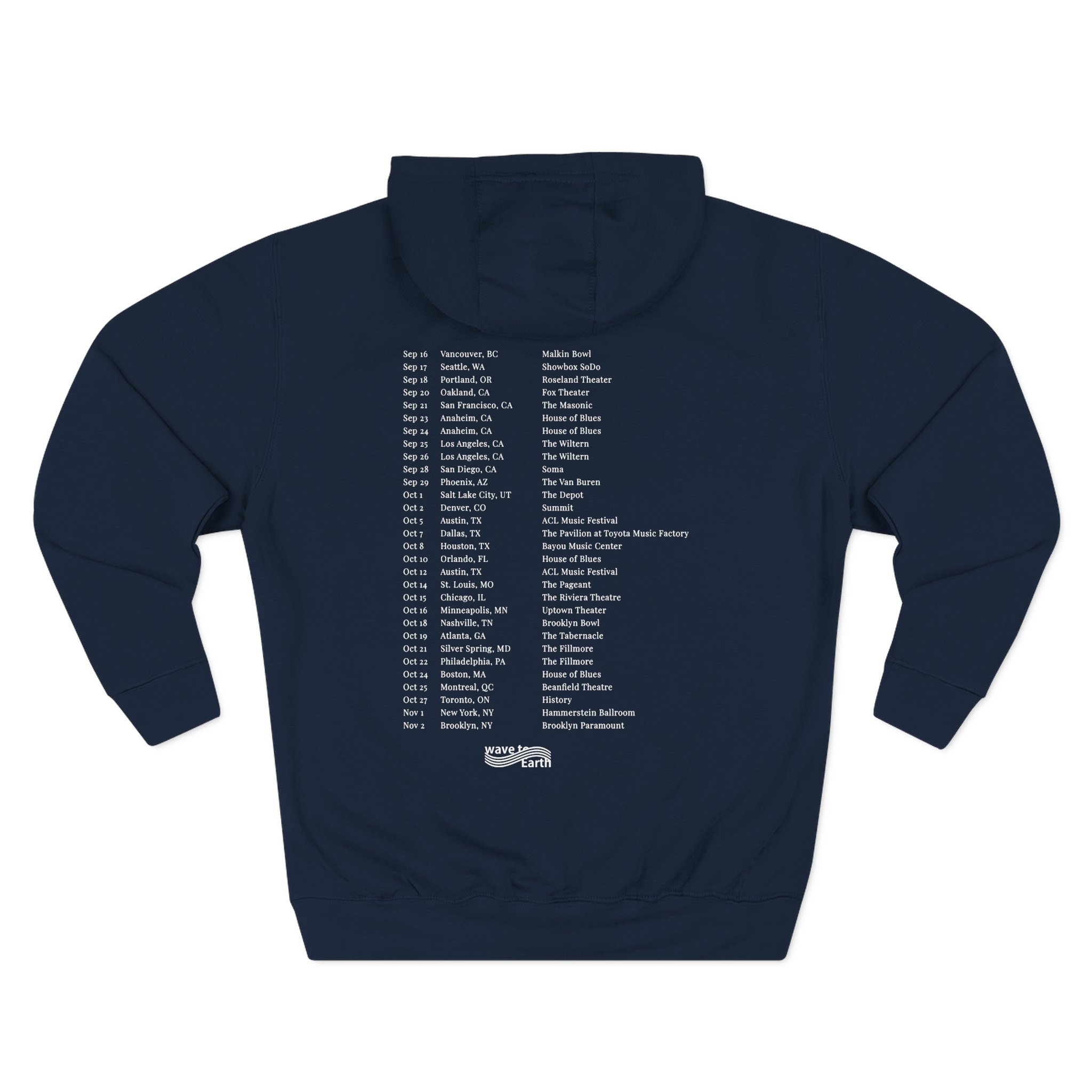 Wave to Earth 0.03 Na Tour Three-Panel Fleece Hoodie