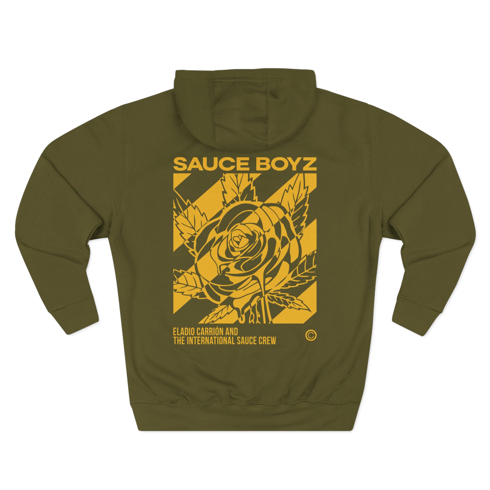 Eladio Carrion Sauce Boyz Three-Panel Fleece Hoodie