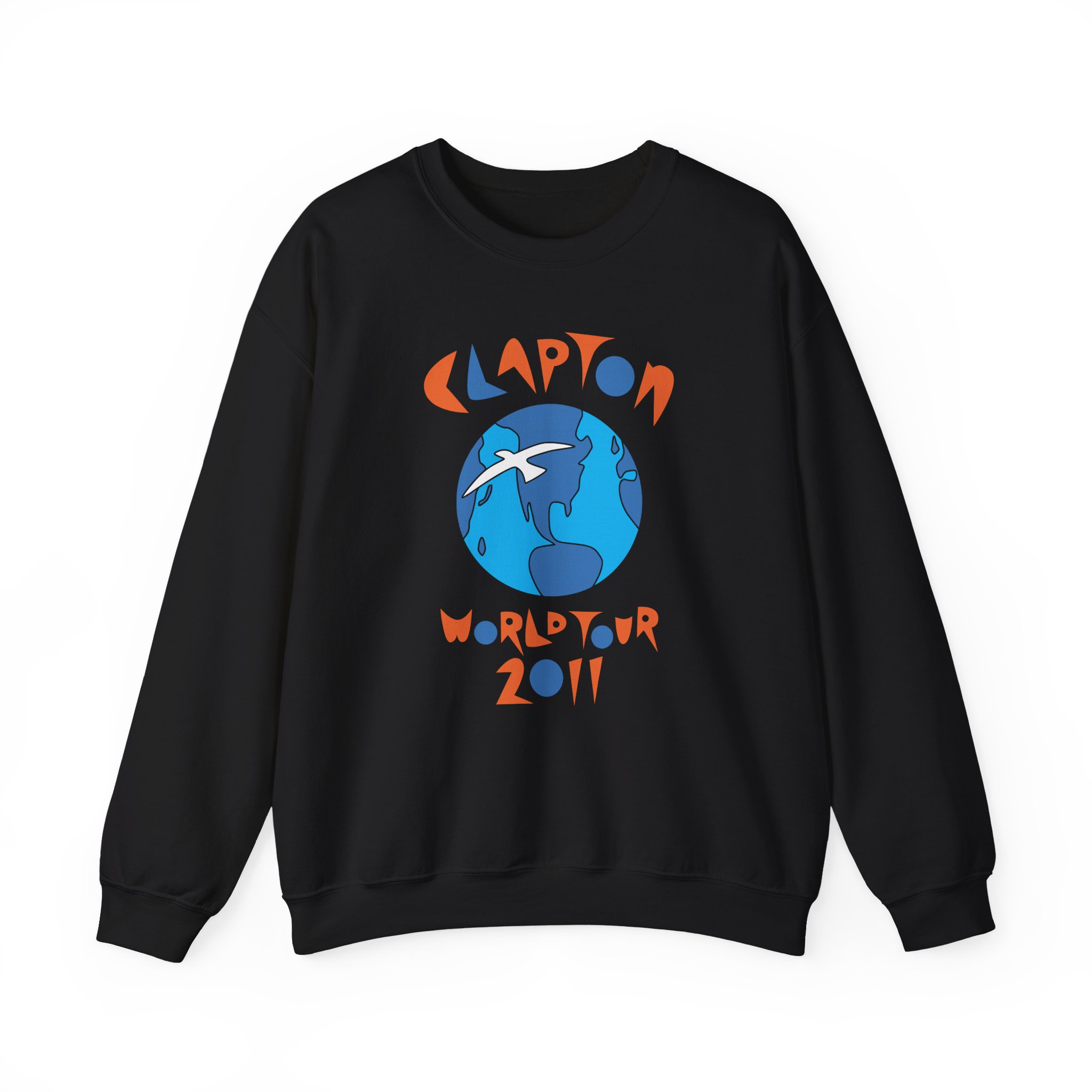 Eric Clapton World Tour 2011 Unisex Heavy Blendâ„¢ Crewneck Sweatshirt