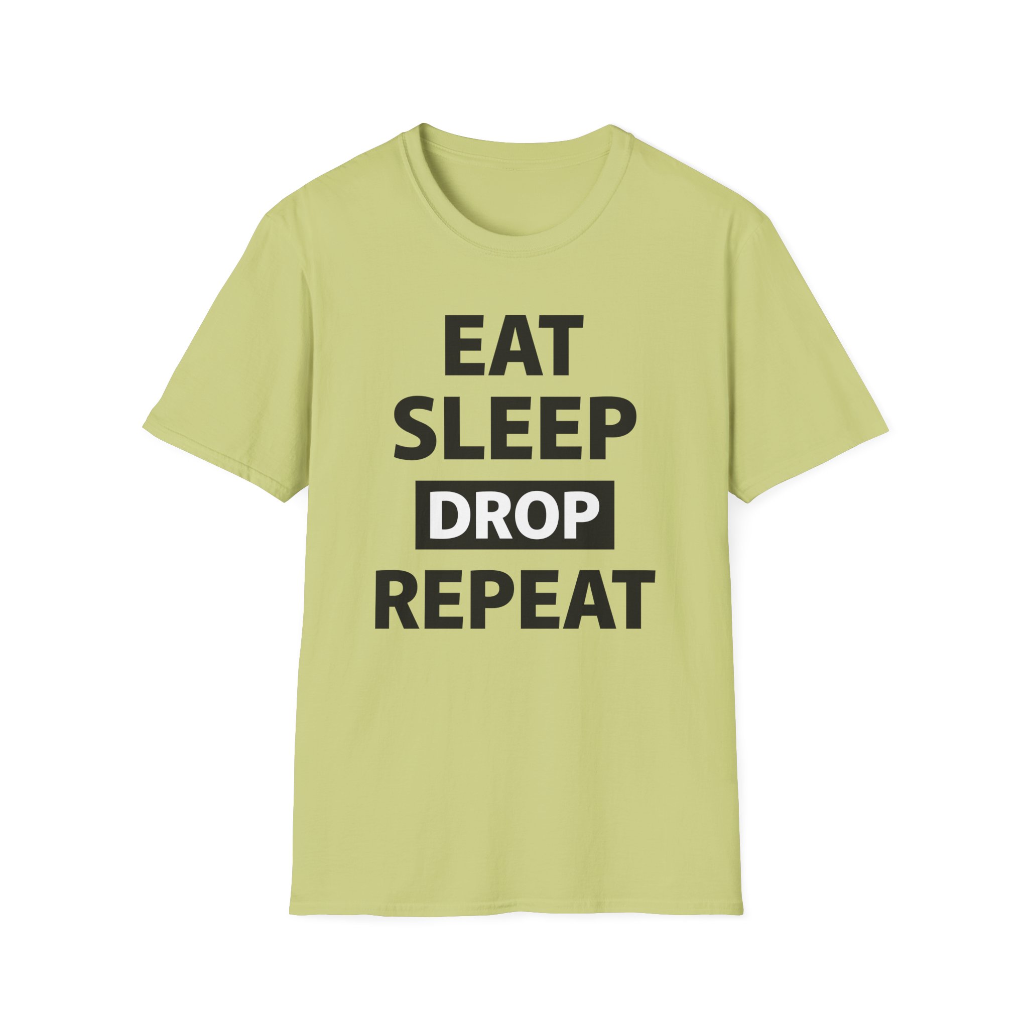 Morgz Eat Sleep Drop Repeat Unisex Softstyle T-Shirt