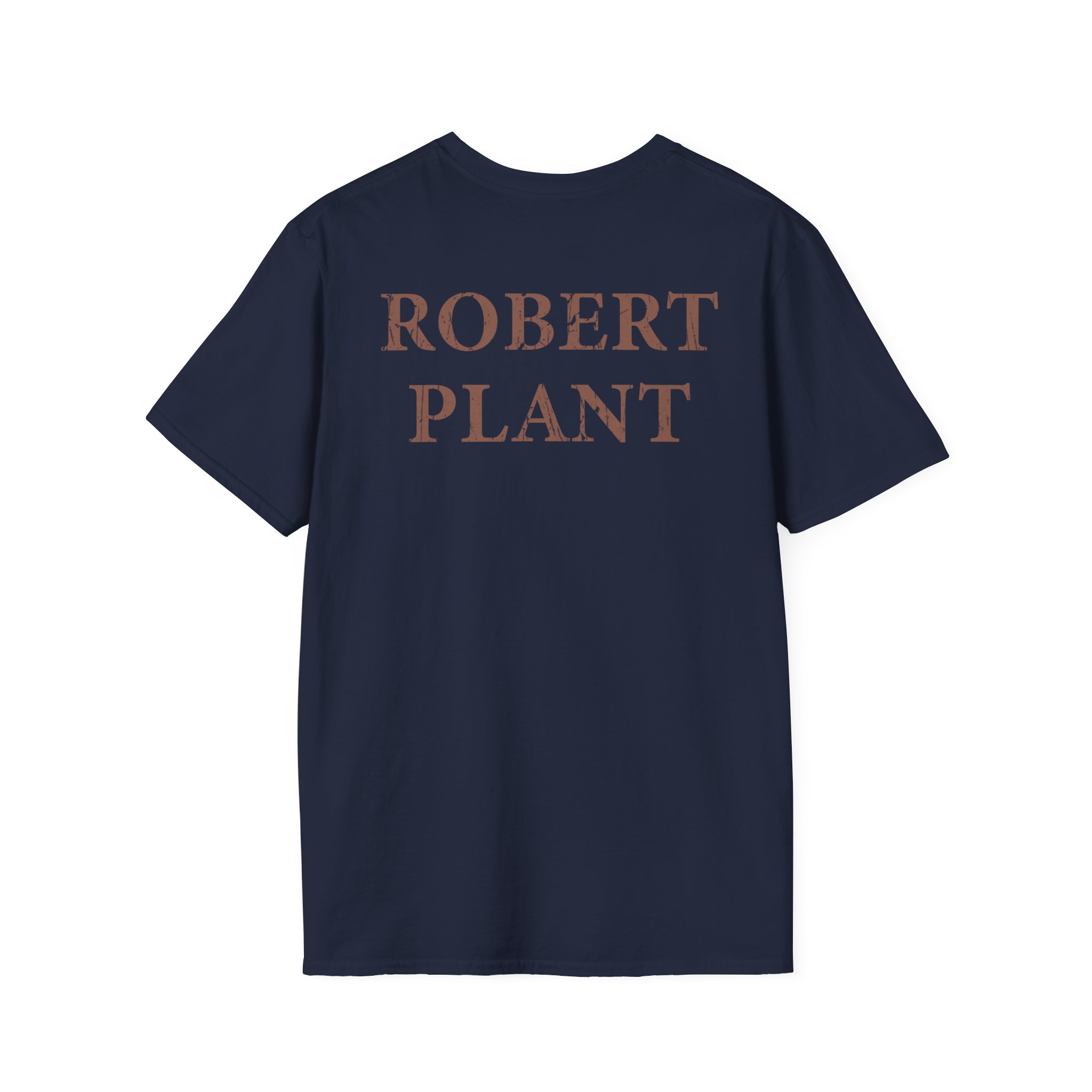 Robert Plant Distressed Feather Logo Unisex Softstyle T-Shirt