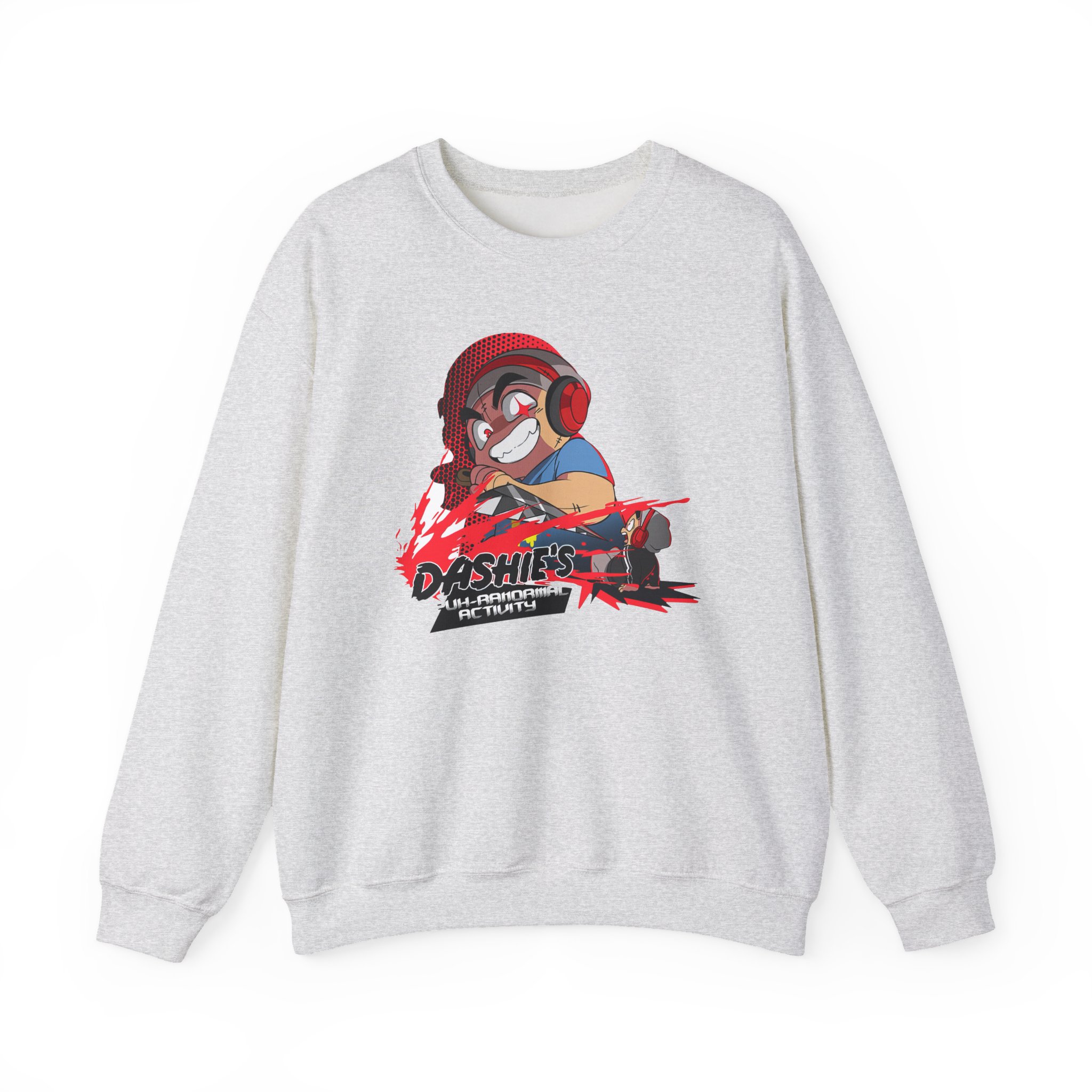 Dashie Puh-ranormal Activity Unisex Heavy Blendâ„¢ Crewneck Sweatshirt