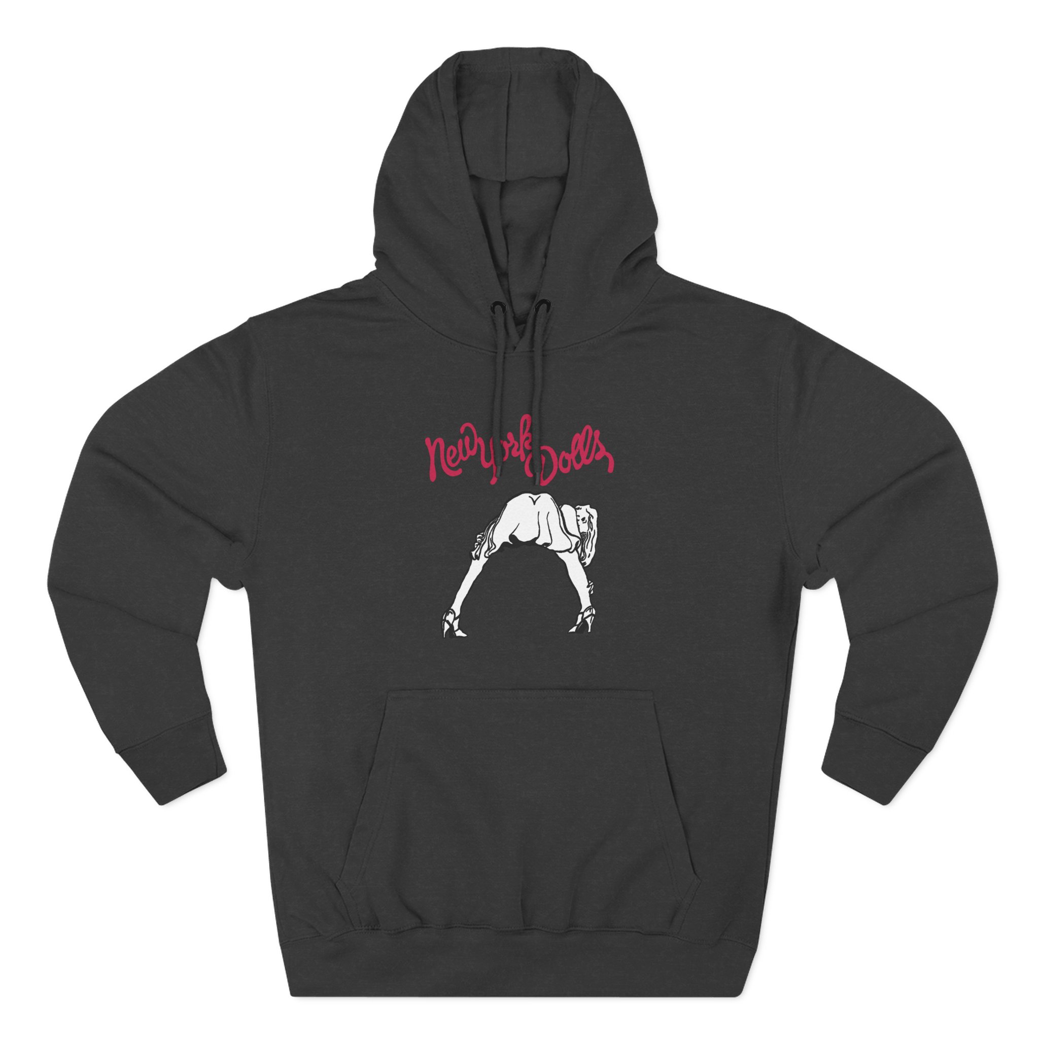 New York Dolls Lipstick Girl Three-Panel Fleece Hoodie