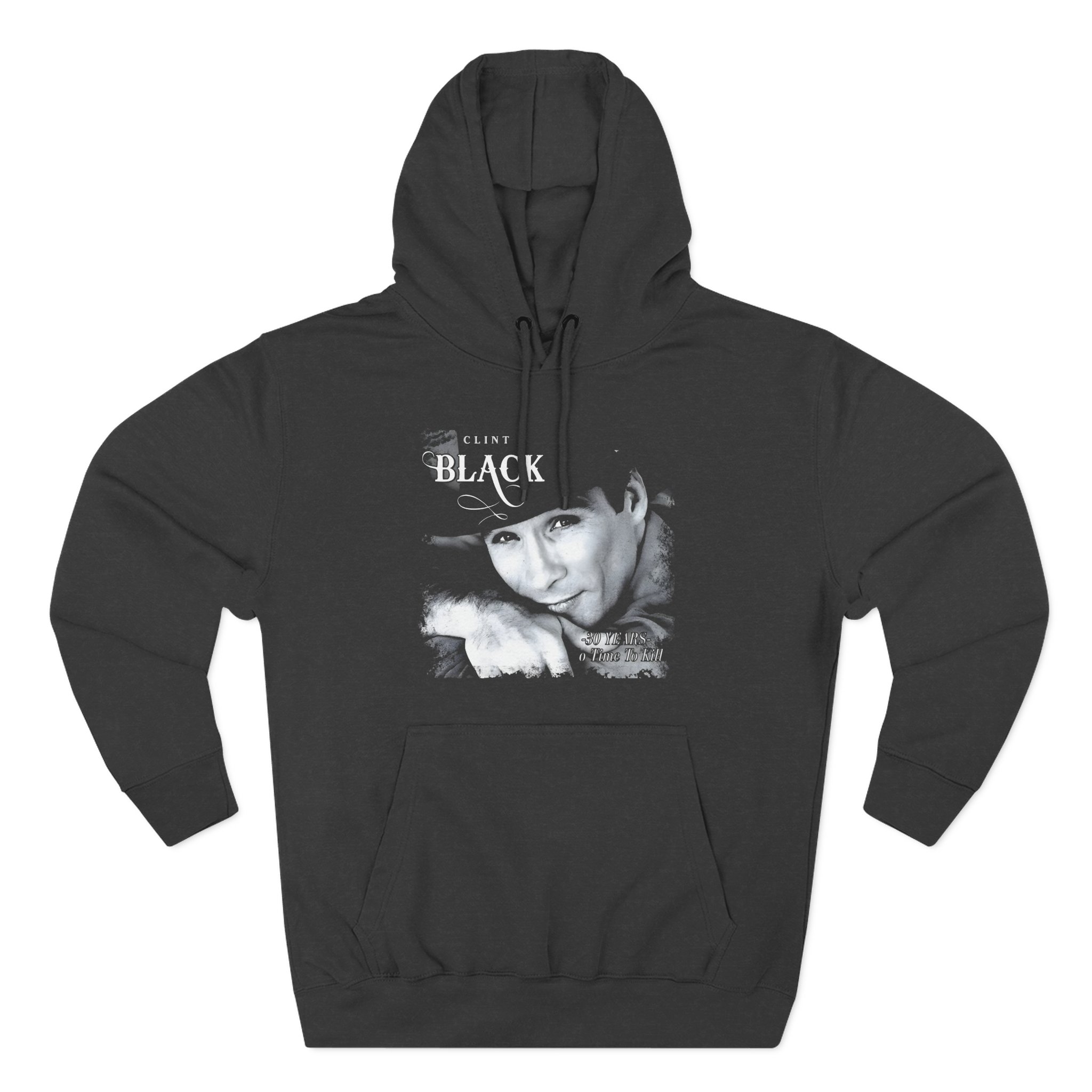 Clint Black No Time to Kill 30th Anniversary Three-Panel Fleece Hoodie
