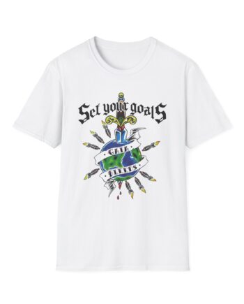Set Your Goals Gaia Bleeds Unisex Softstyle T-Shirt