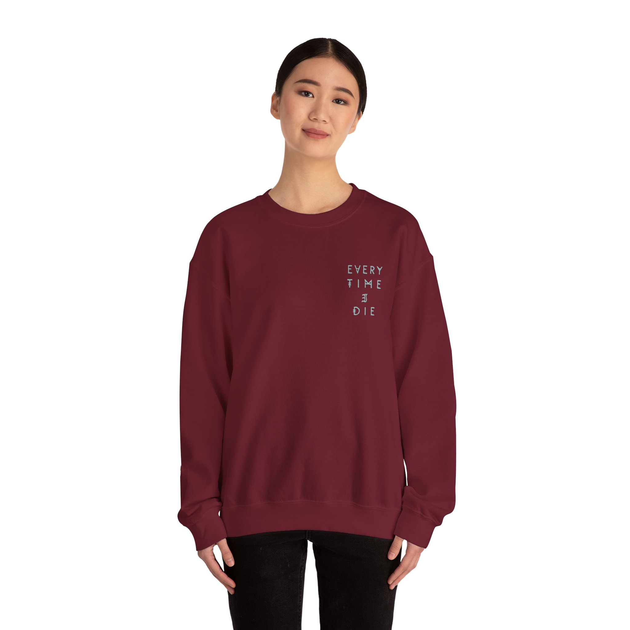 Every Time I Die Fpu Pigment Dyed Unisex Heavy Blend Crewneck Sweatshirt