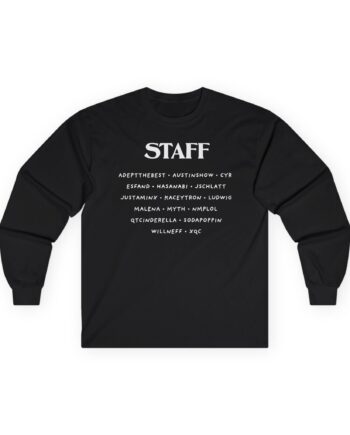 Qtcinderella Shit Camp Staff Unisex Ultra Cotton Long Sleeve Tee