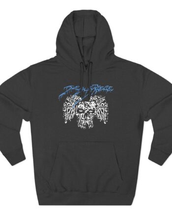 Jesus Piece Three Skulls Three-Panel Fleece Hoodie