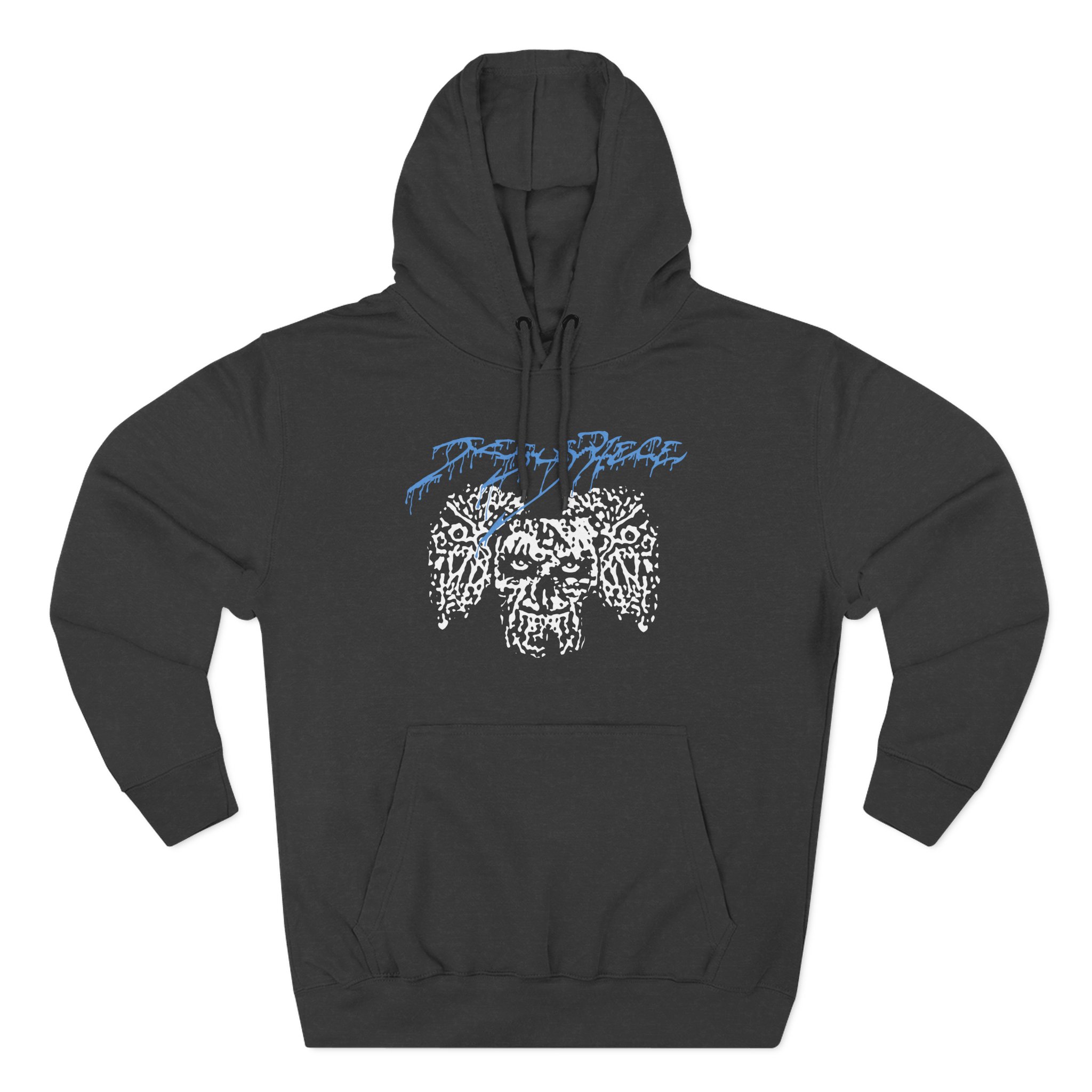 Jesus Piece Three Skulls Three-Panel Fleece Hoodie