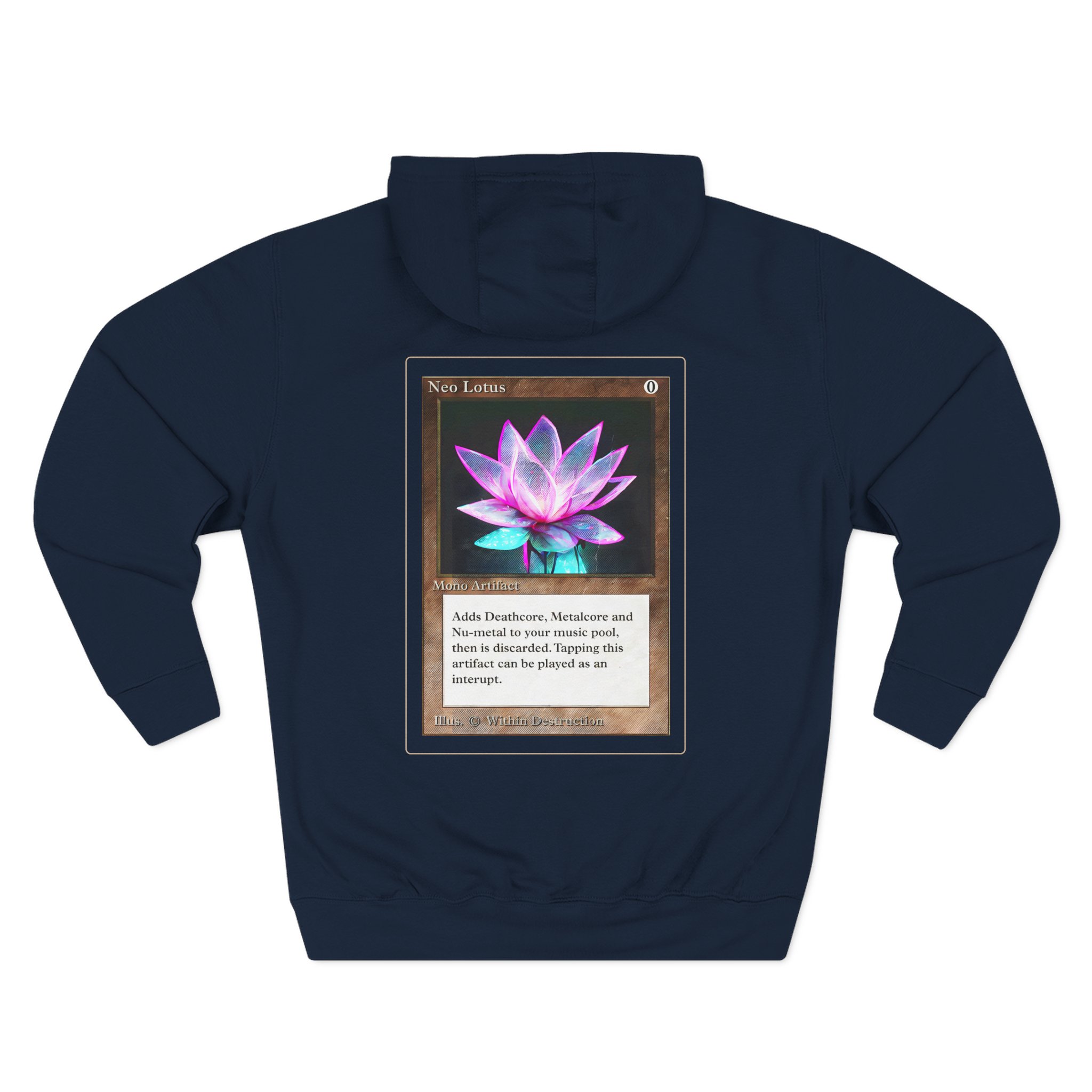 Within Destruction Neo Lotus x MTG Three-Panel Fleece Hoodie