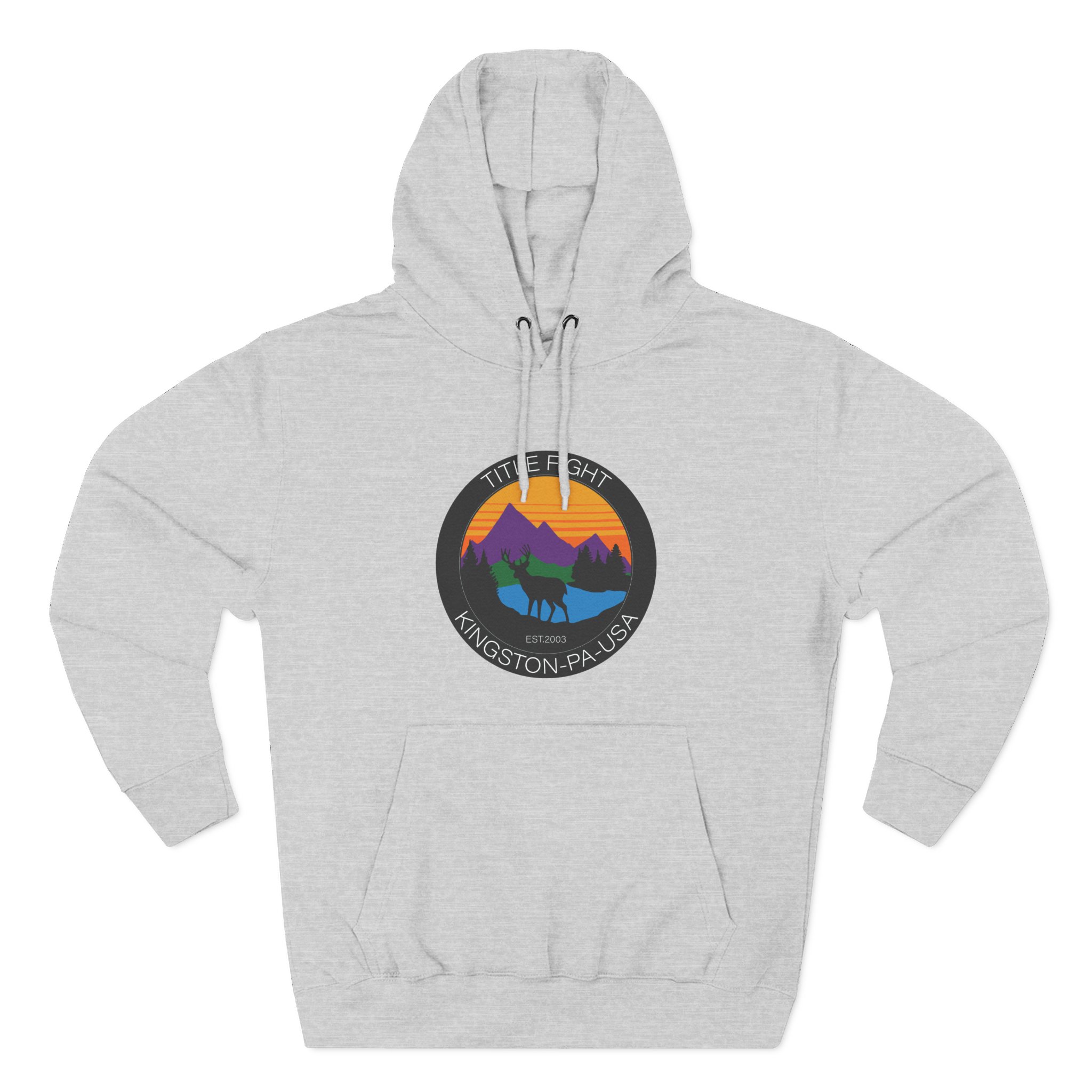 Title Fight "Deer" Three-Panel Fleece Hoodie