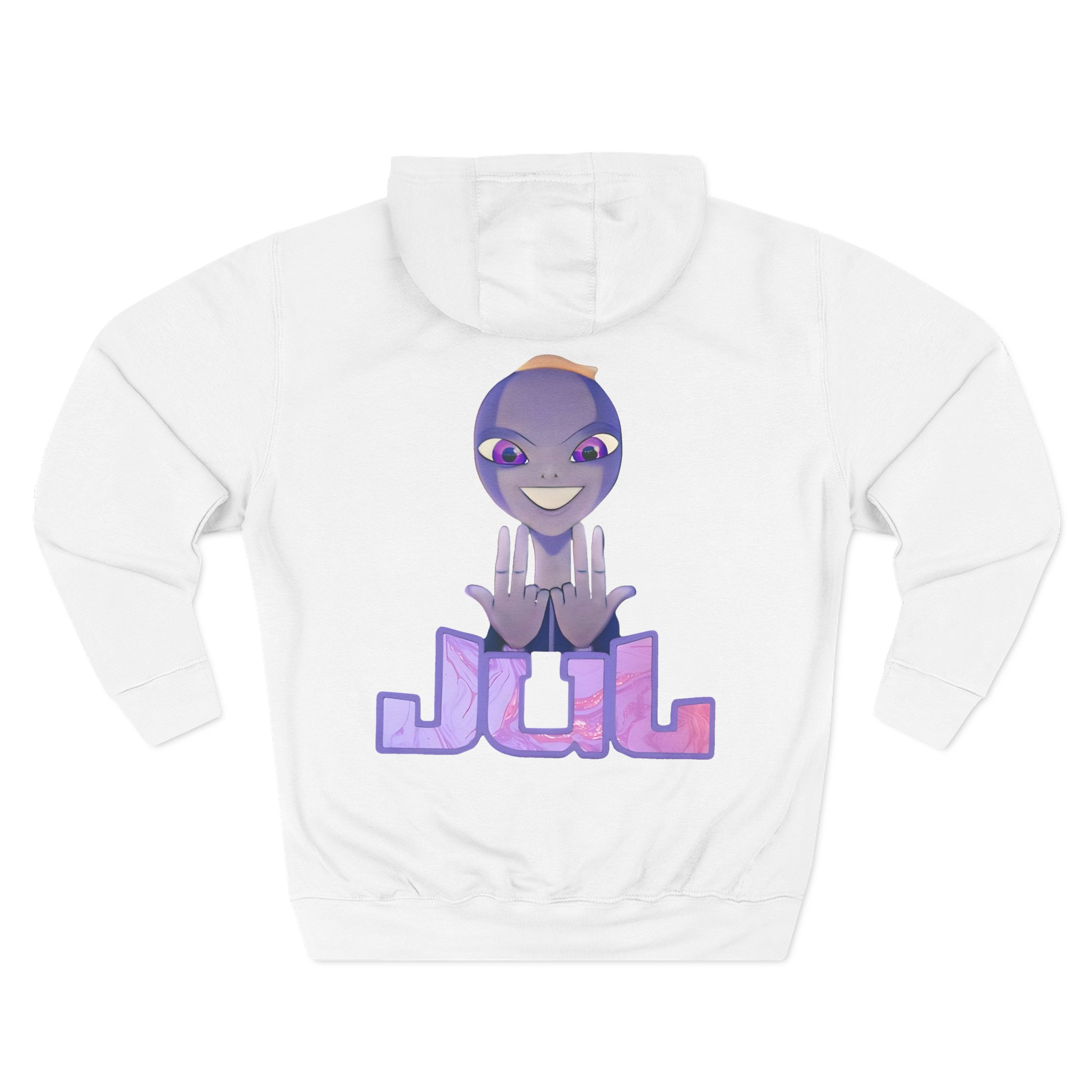 Jul Three-Panel Fleece Hoodie