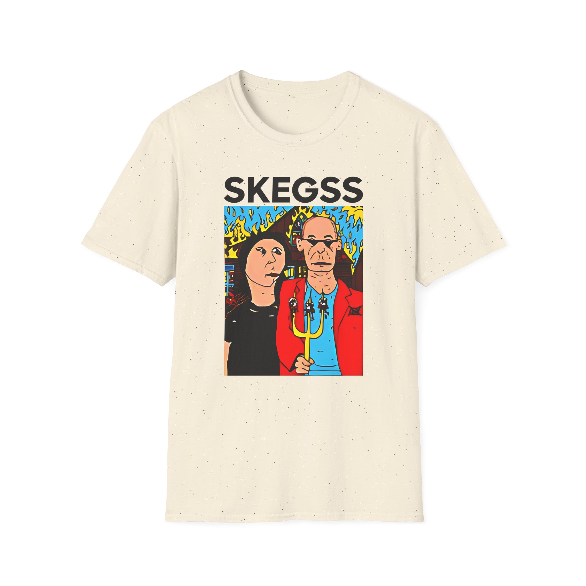 Skegss Gothic America Unisex Softstyle T-Shirt