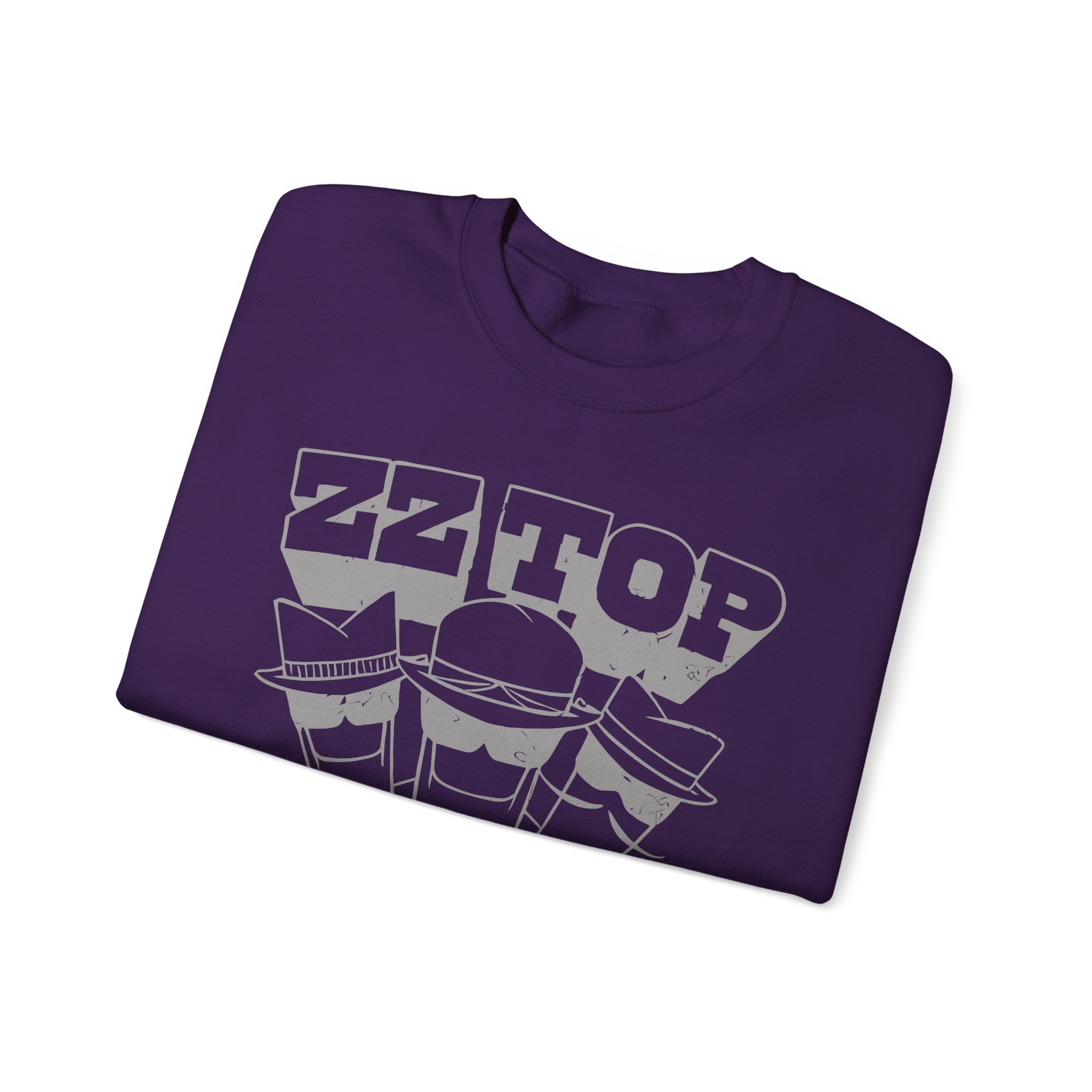 Zz Top Raw Unisex Heavy Blendâ„¢ Crewneck Sweatshirt