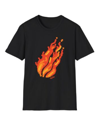 Preston Pixel Flame Unisex Softstyle T-Shirt