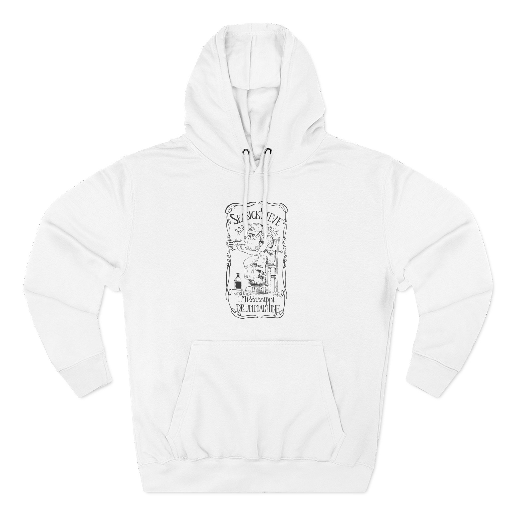 Seasick Steve Mississippi Drum Machine Three-Panel Fleece Hoodie