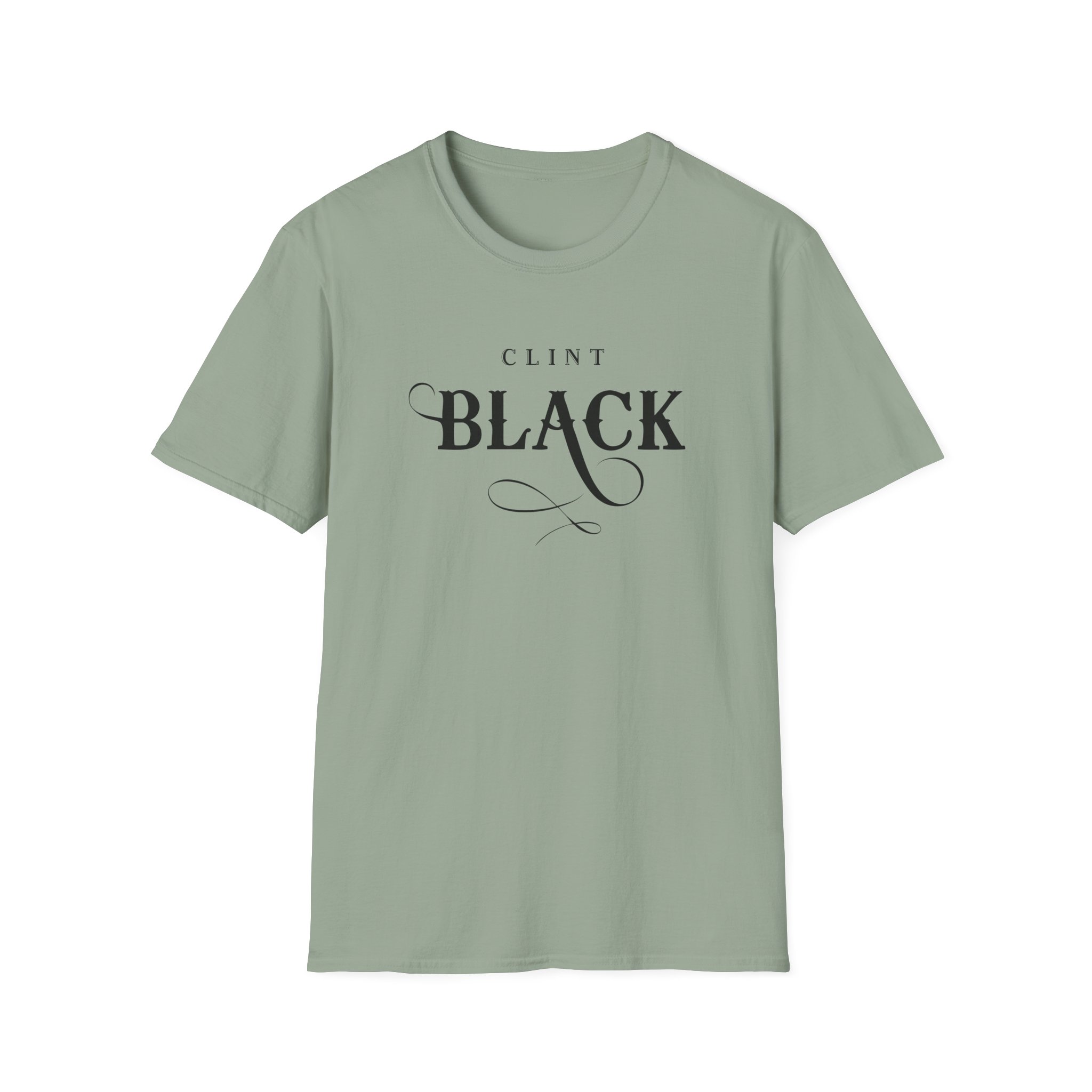 Clint Black Logo Espresso Unisex Softstyle T-Shirt