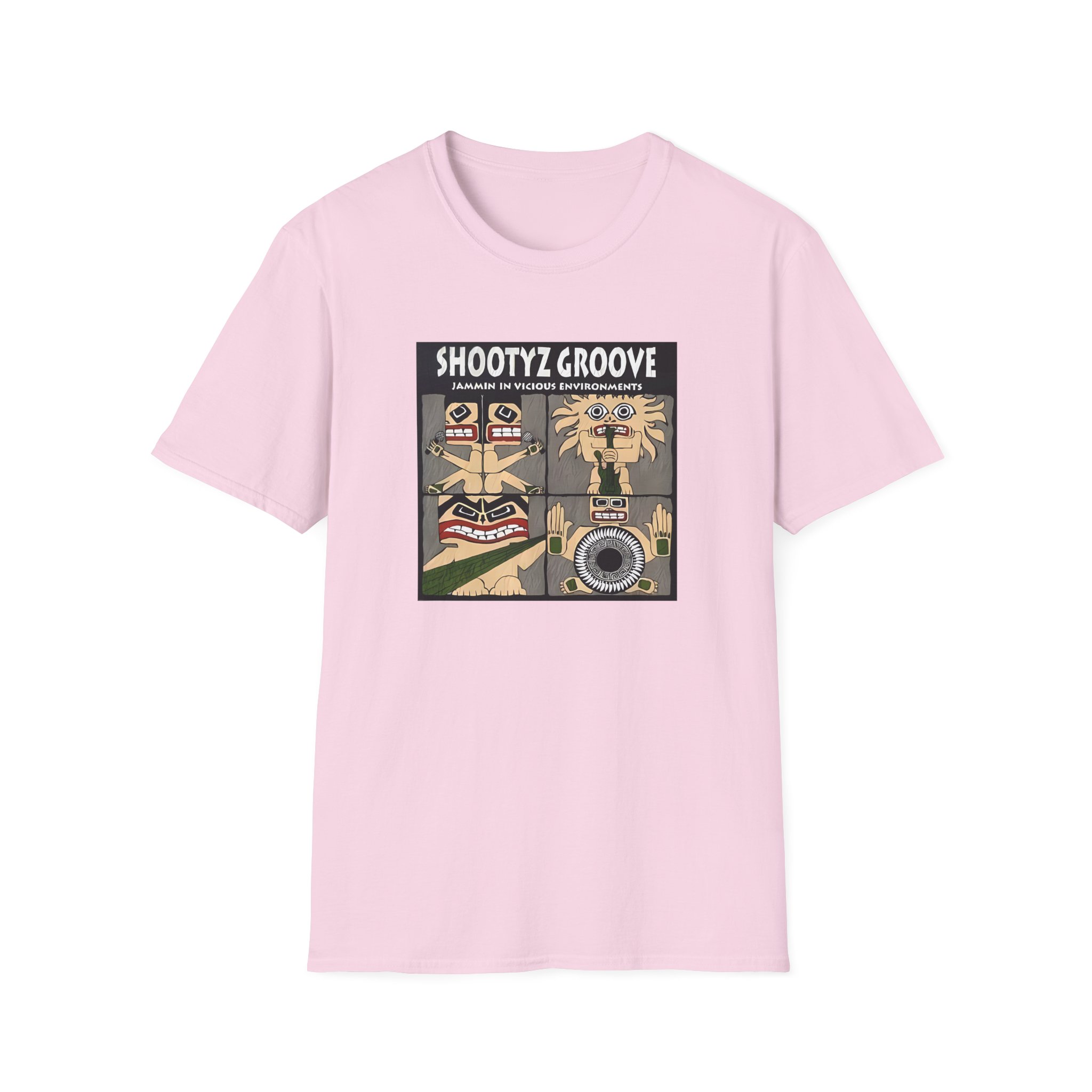 Shootyz Groove Jammin in Vicious Environments Album Cover Unisex Softstyle T-Shirt