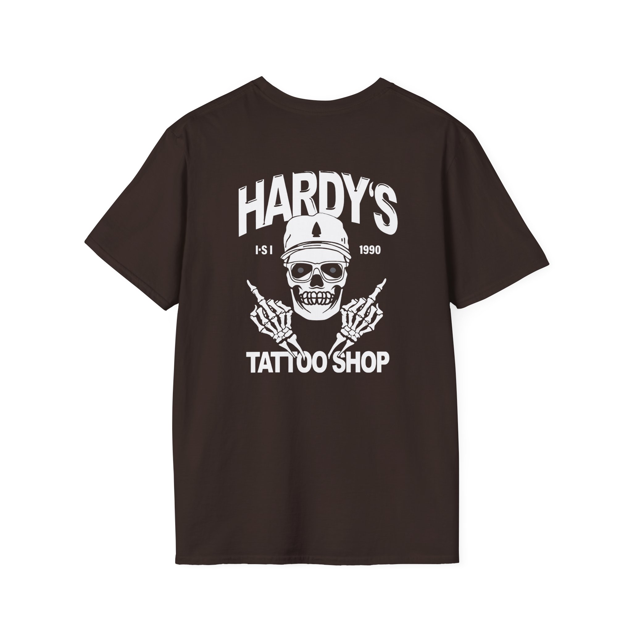 Hardy Tattoo Shop Unisex Softstyle T-Shirt