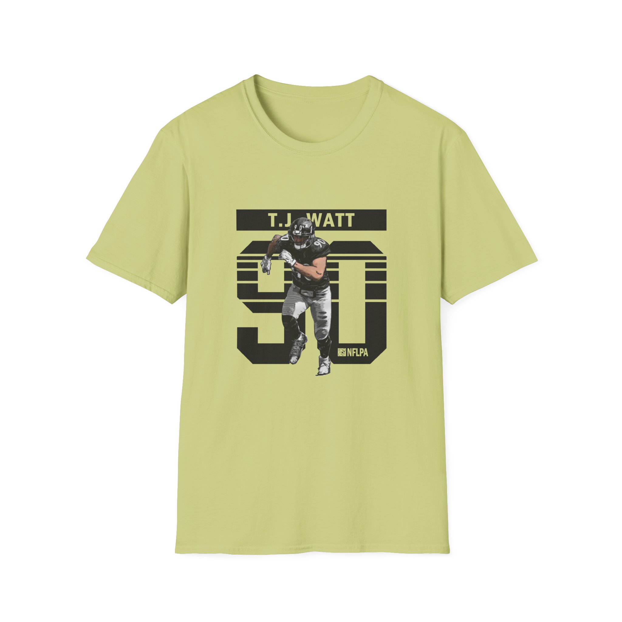 Tj Watt Grunge Unisex Softstyle T-Shirt