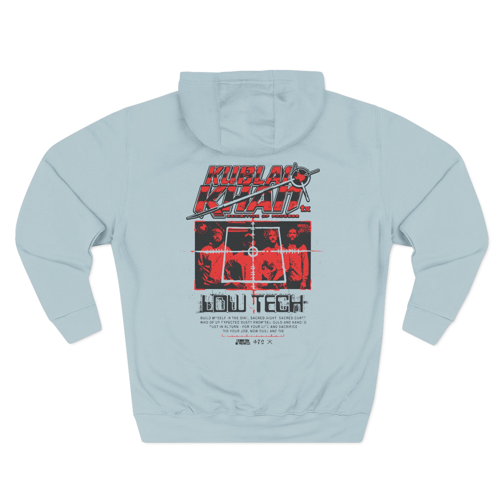 Kublai Khan Low Tech Three-Panel Fleece Hoodie