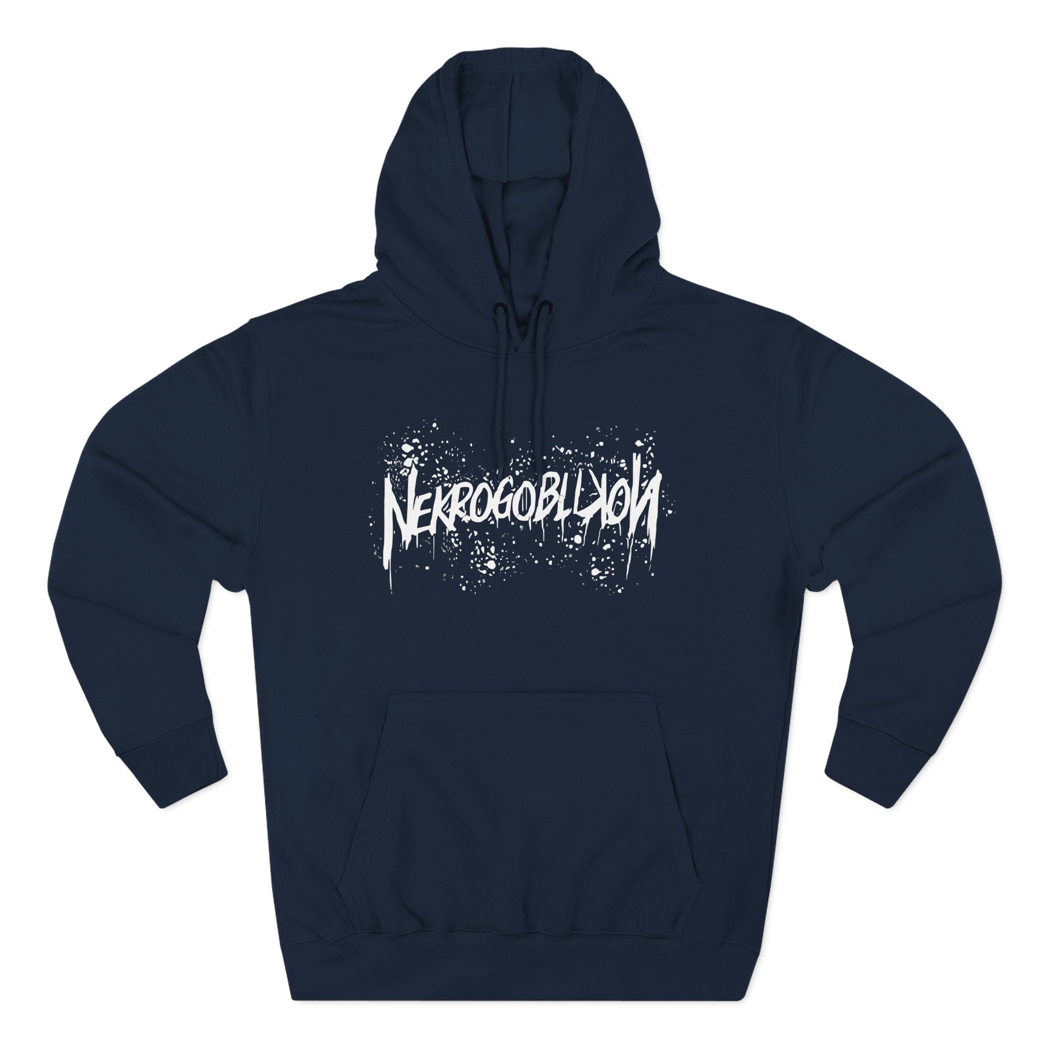Nekrogoblikon Goblin Mode Raglan Three-Panel Fleece Hoodie