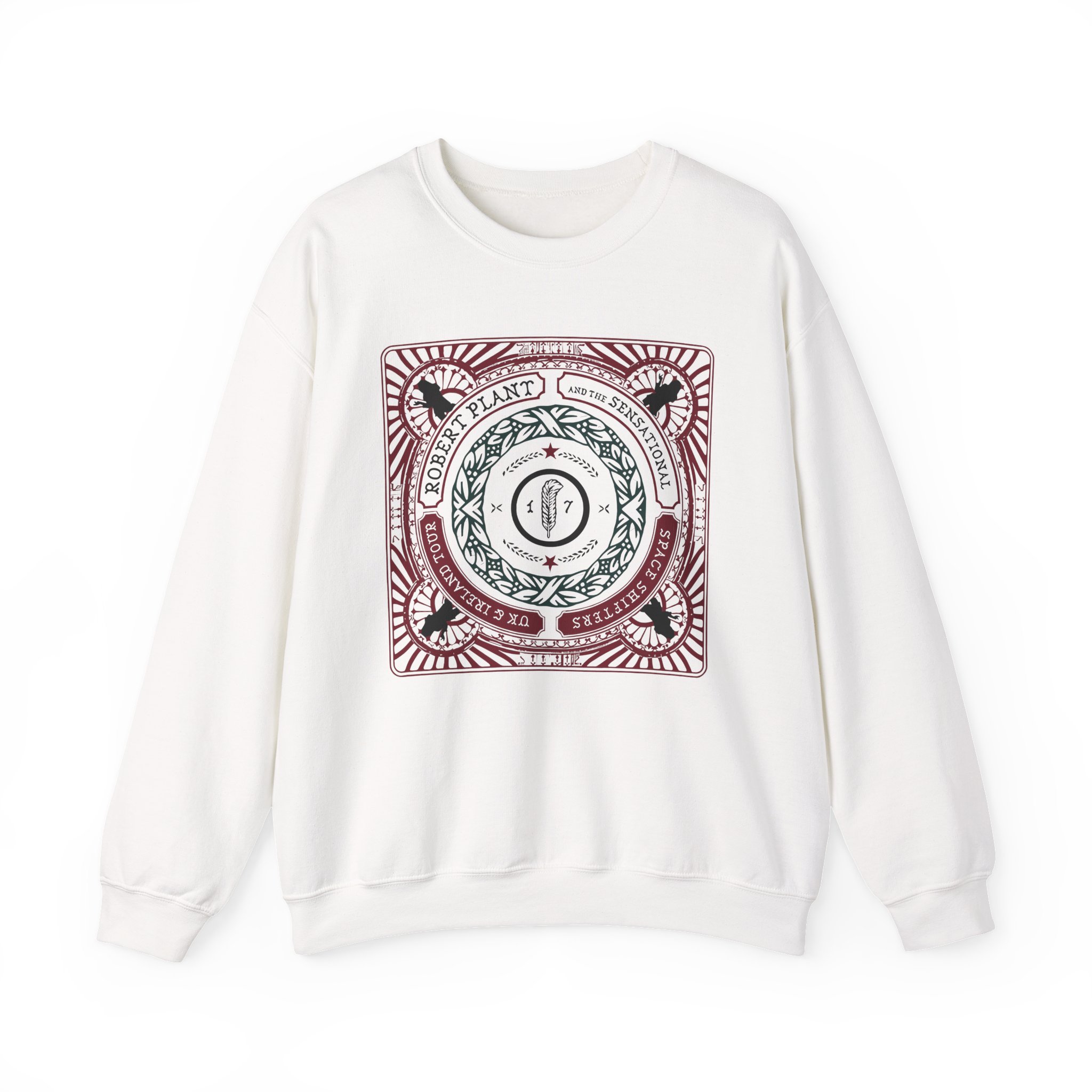 Robert Plant Retrographic Unisex Heavy Blendâ„¢ Crewneck Sweatshirt