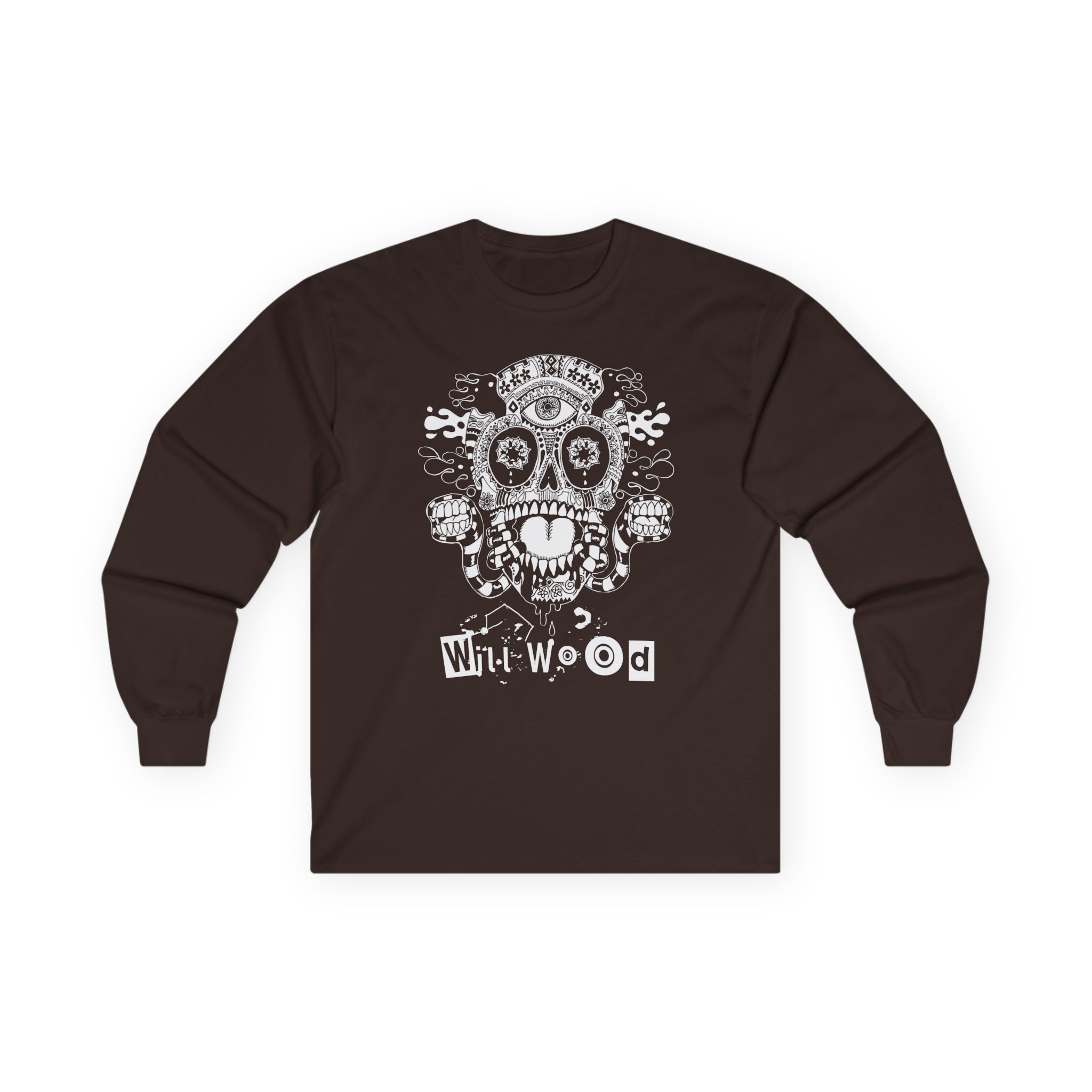 Will Wood Host Skull Unisex Ultra Cotton Long Sleeve Tee