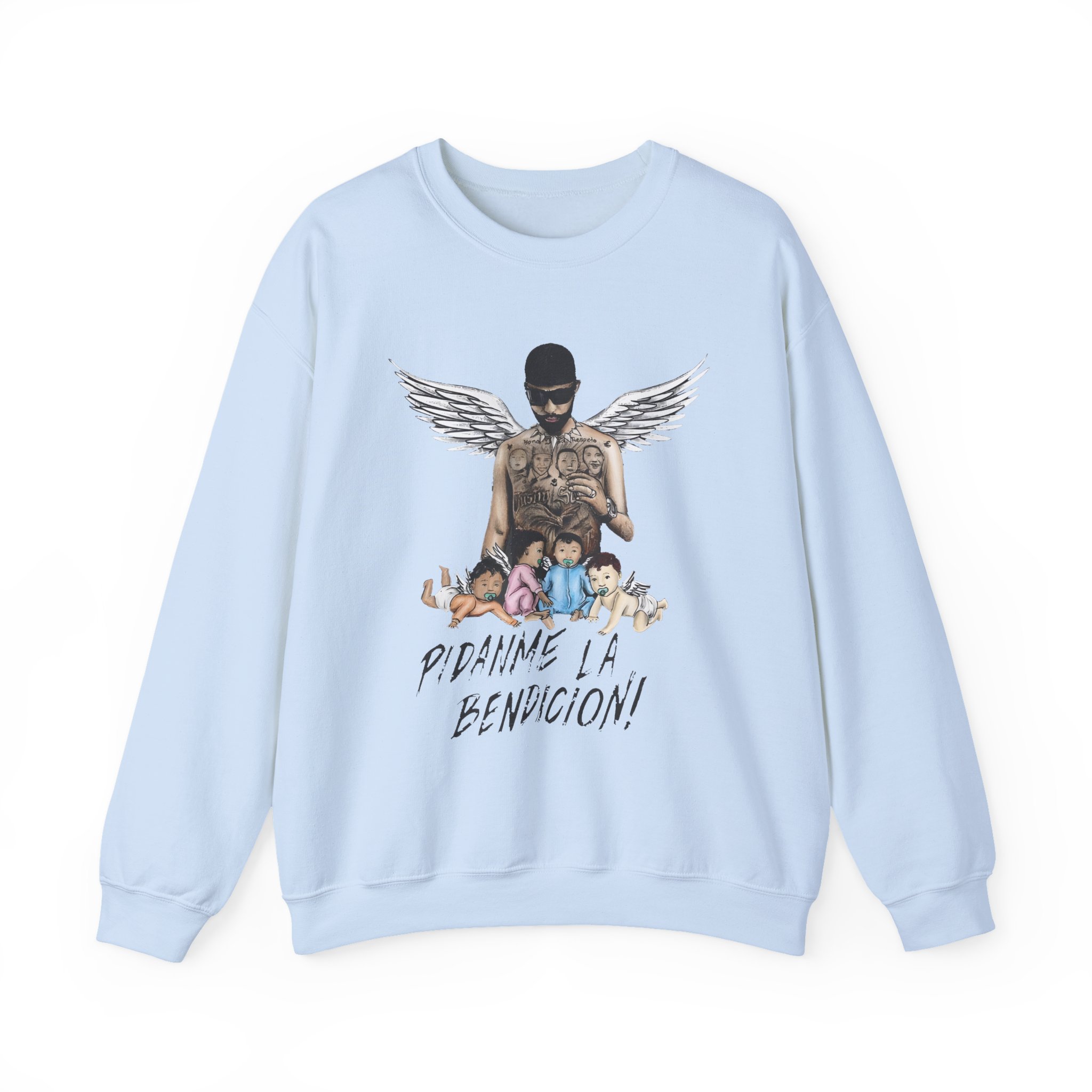 Arcangel Pidanme La Bendicion Unisex Heavy Blendâ„¢ Crewneck Sweatshirt