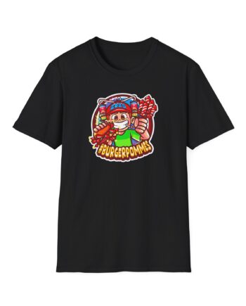 Burger Pommes Unisex Softstyle T-Shirt