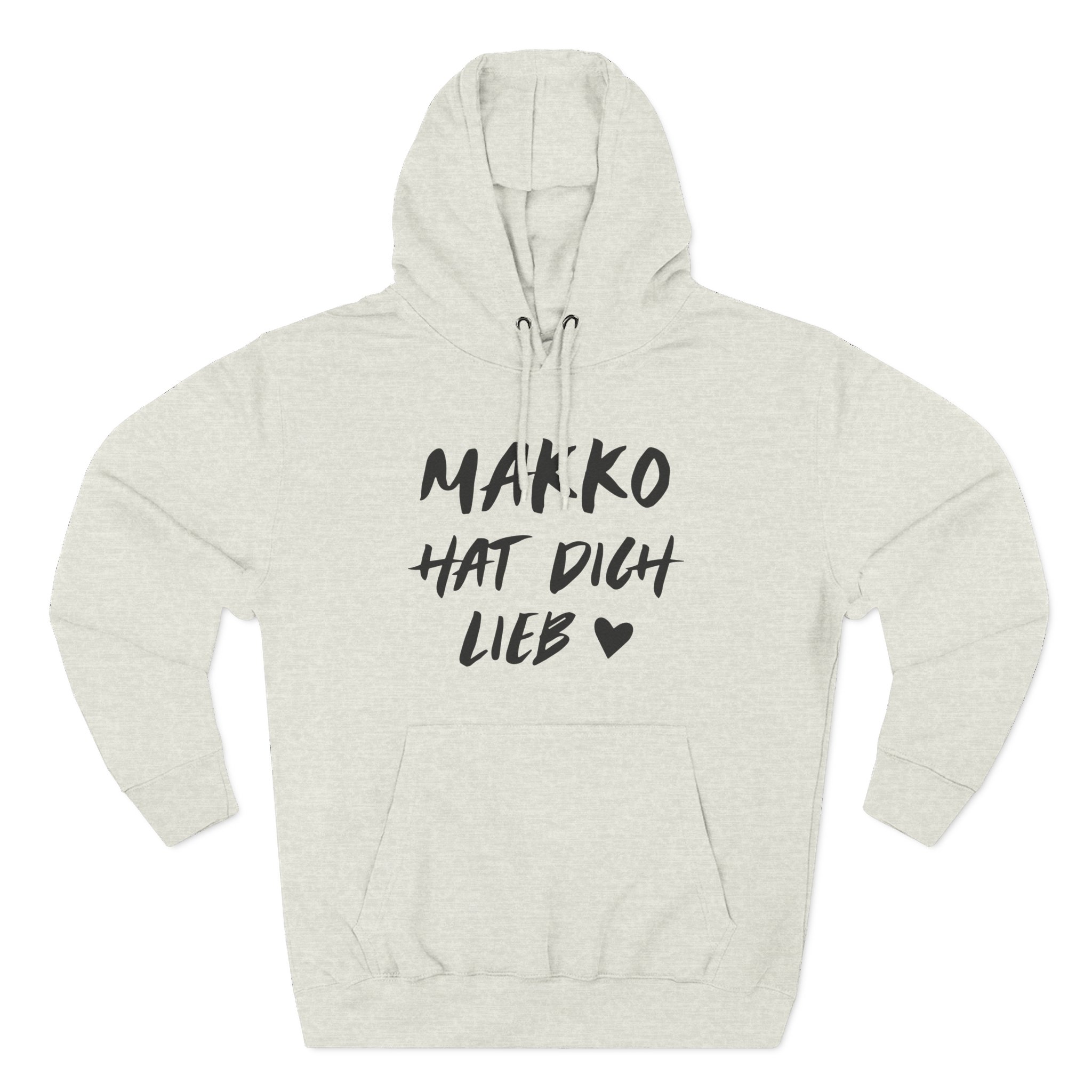Makko Three-Panel Fleece Hoodie