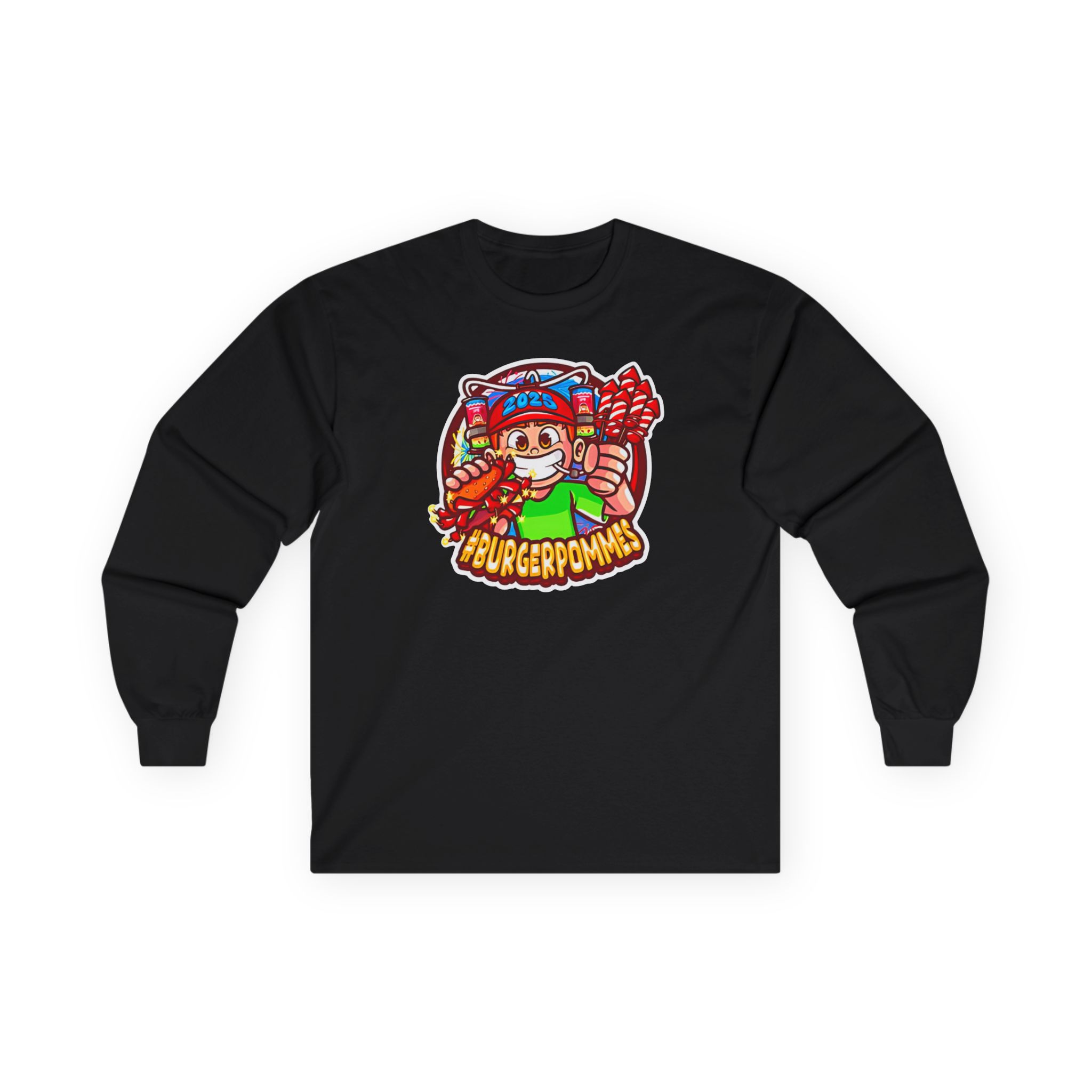 Burger Pommes Unisex Ultra Cotton Long Sleeve Tee