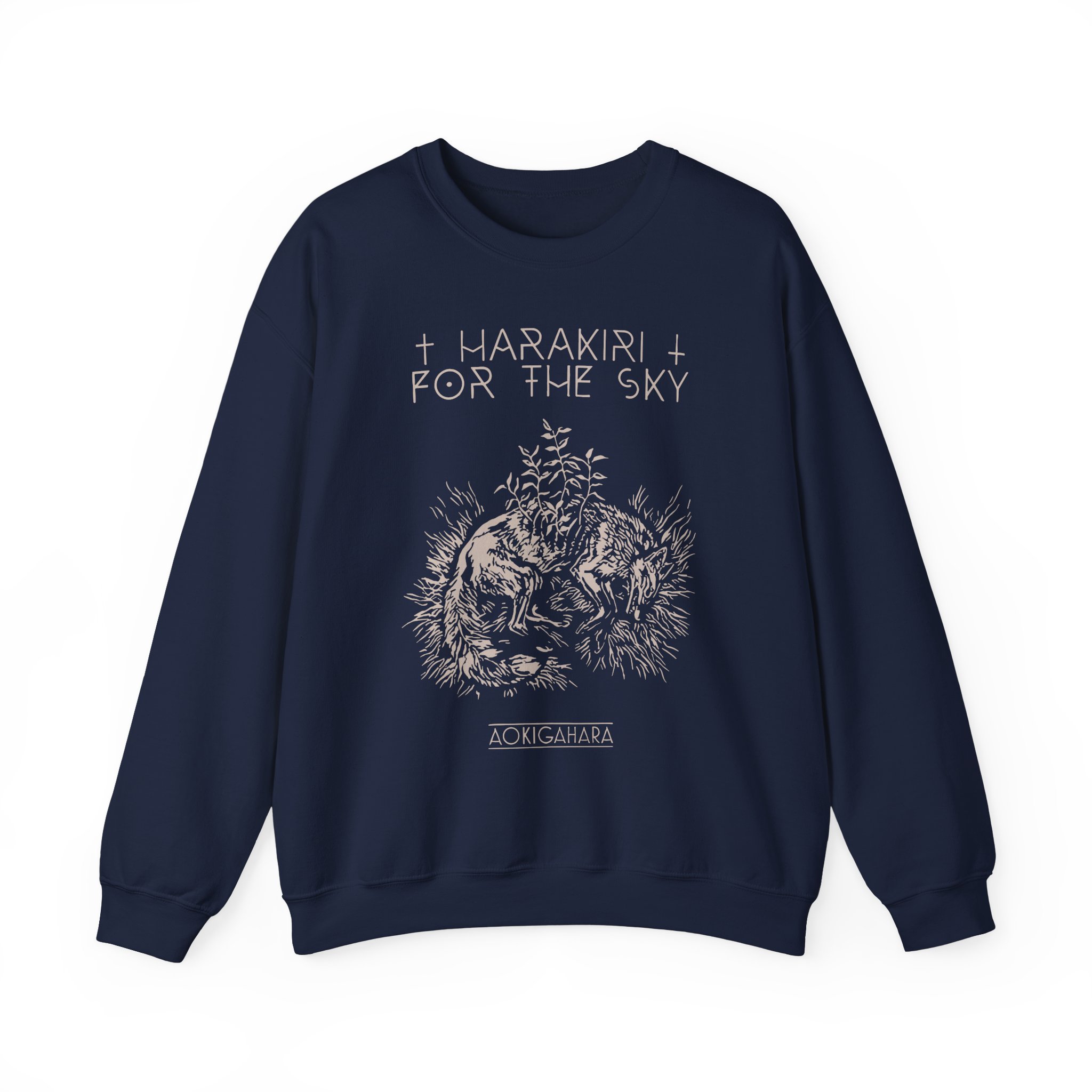 Harakiri for the Sky Aokigahara Unisex Heavy Blendâ„¢ Crewneck Sweatshirt