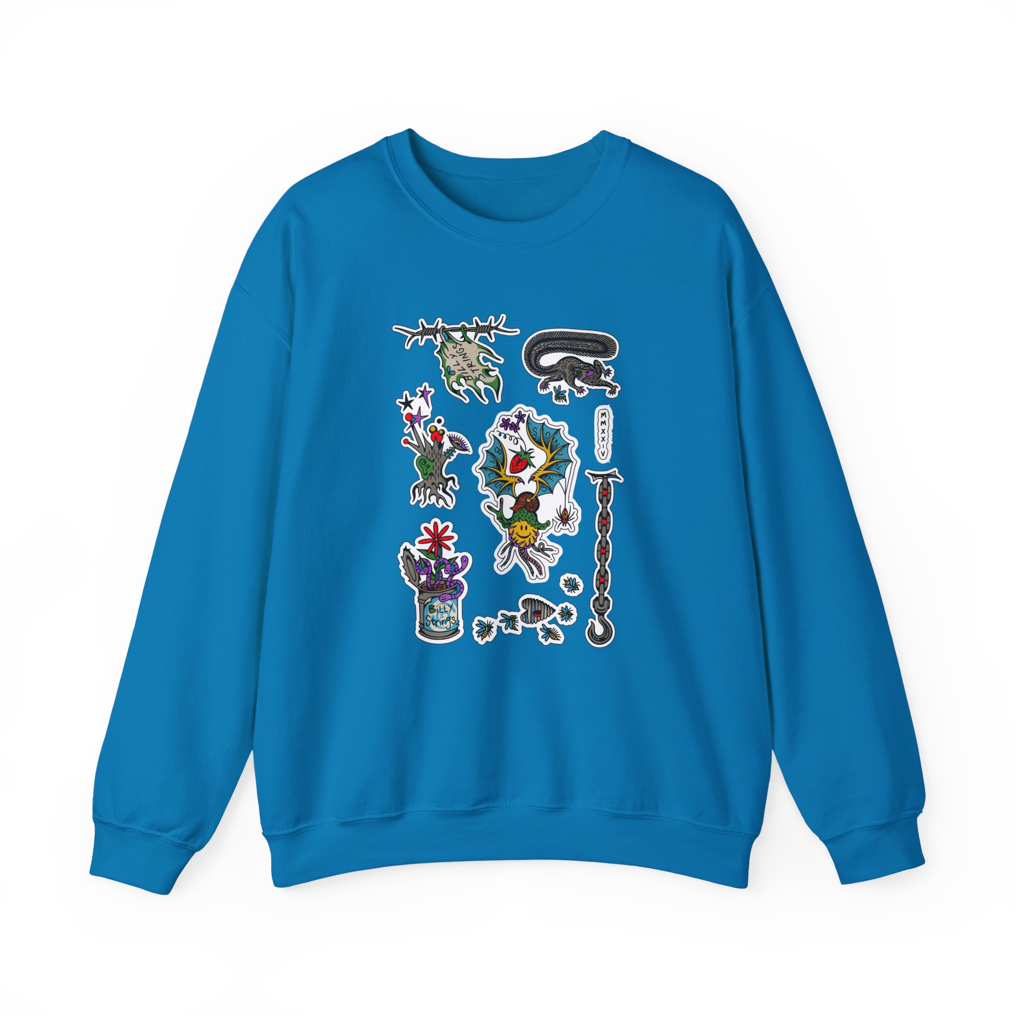 Billy Strings Flash Sheet Unisex Heavy Blendâ„¢ Crewneck Sweatshirt