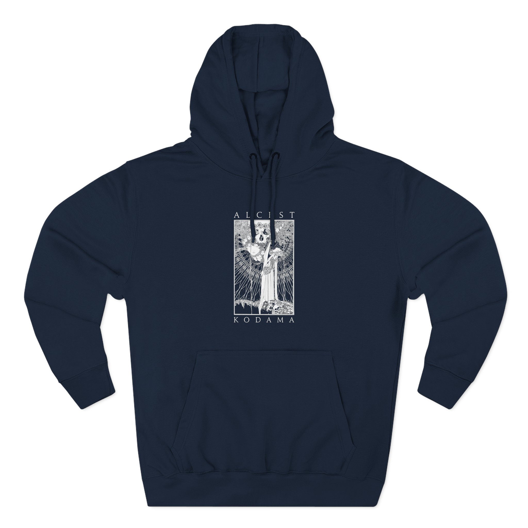 Alcest Kodama Faces Three-Panel Fleece Hoodie