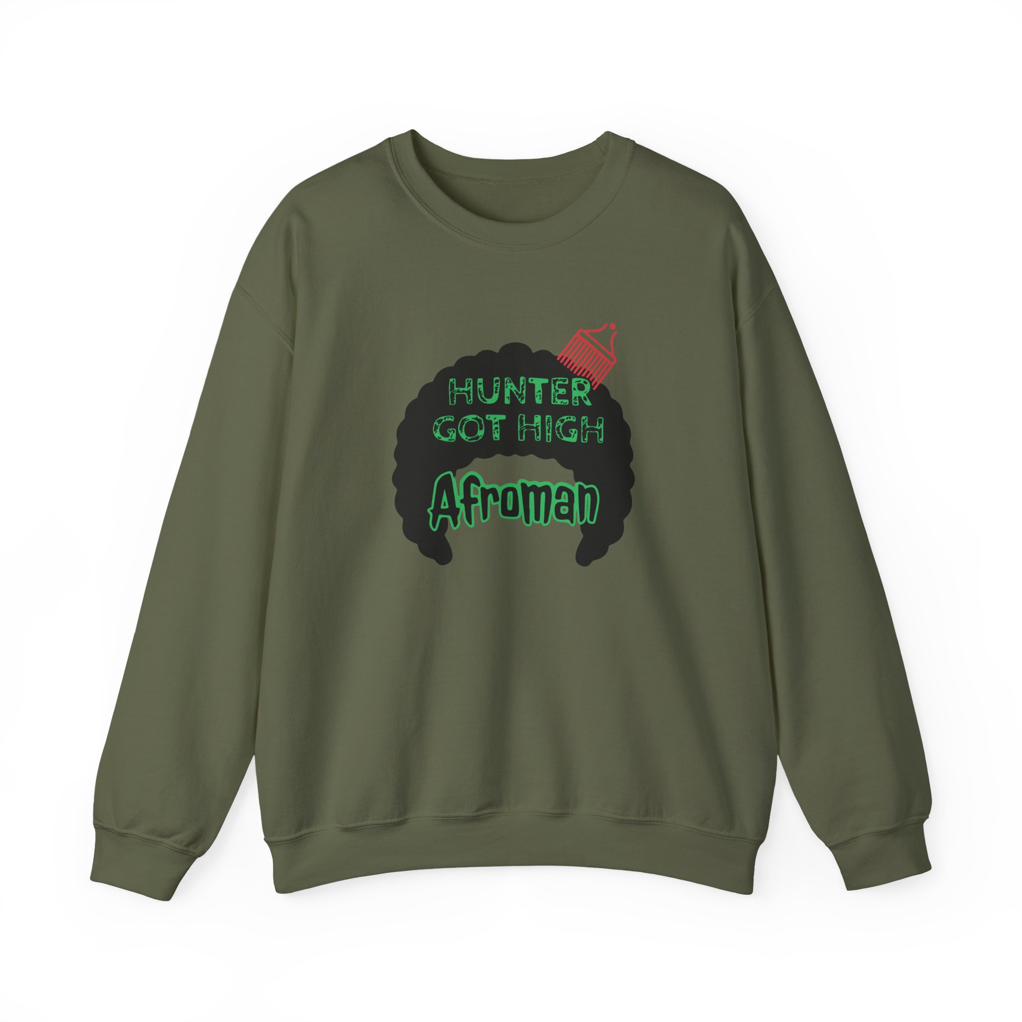 Afroman Hunter Got High Unisex Heavy Blendâ„¢ Crewneck Sweatshirt