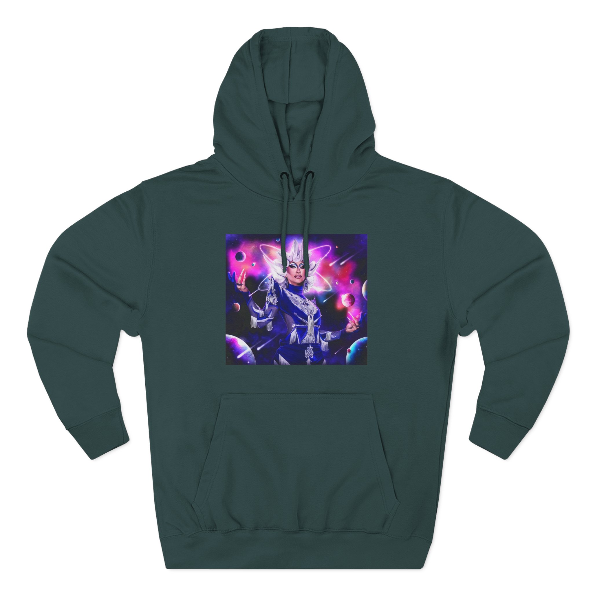 Anetra Galaxy Three-Panel Fleece Hoodie