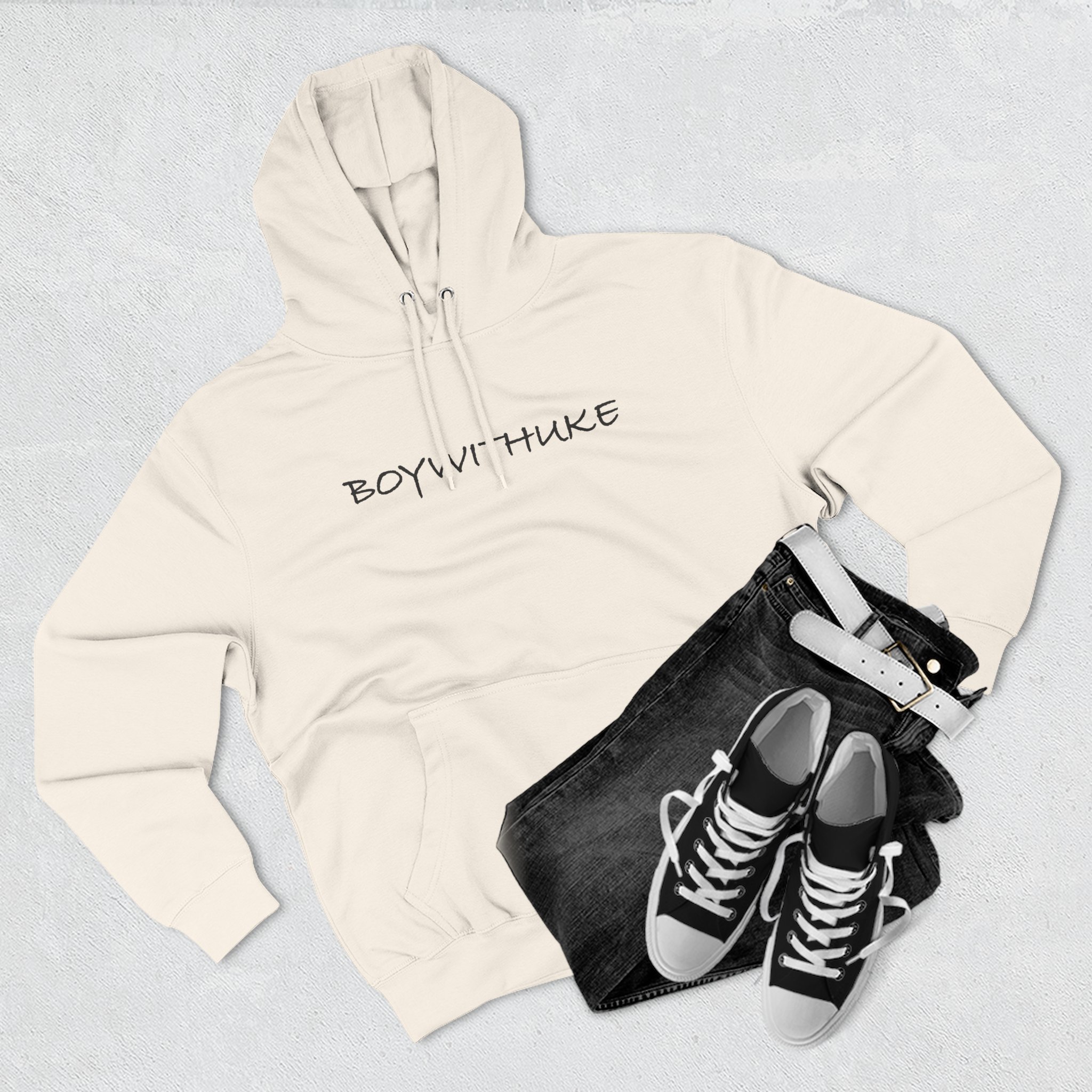 Boywithuke Three-panel Fleece Hoodie